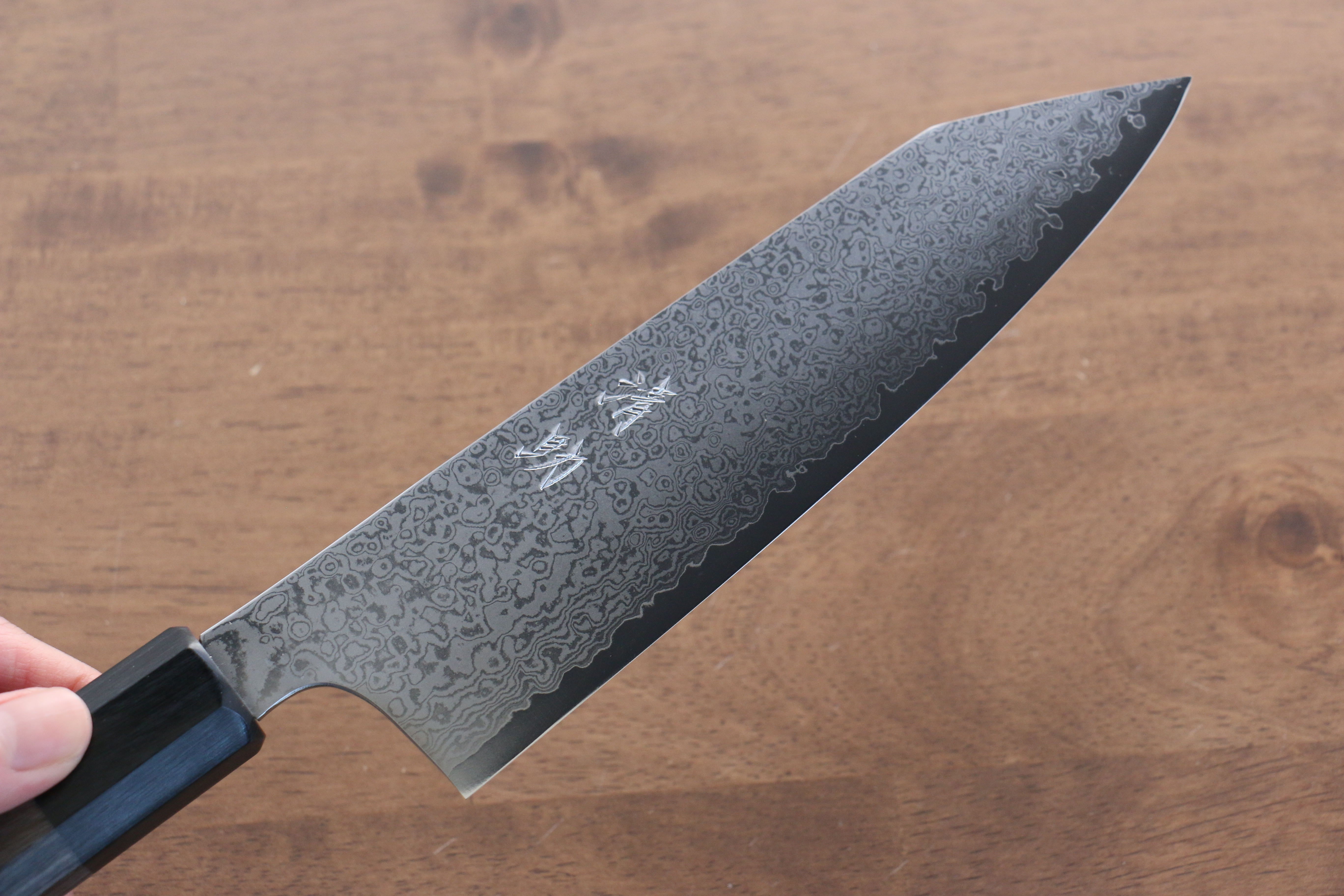 Premium Seisuke VG10 33-Layer Damascus Kiritsuke Santoku Knife - 165mm Blade with Gray Pakkawood Handle - Ideal for Sushi, Vegetables & Precision Cutting