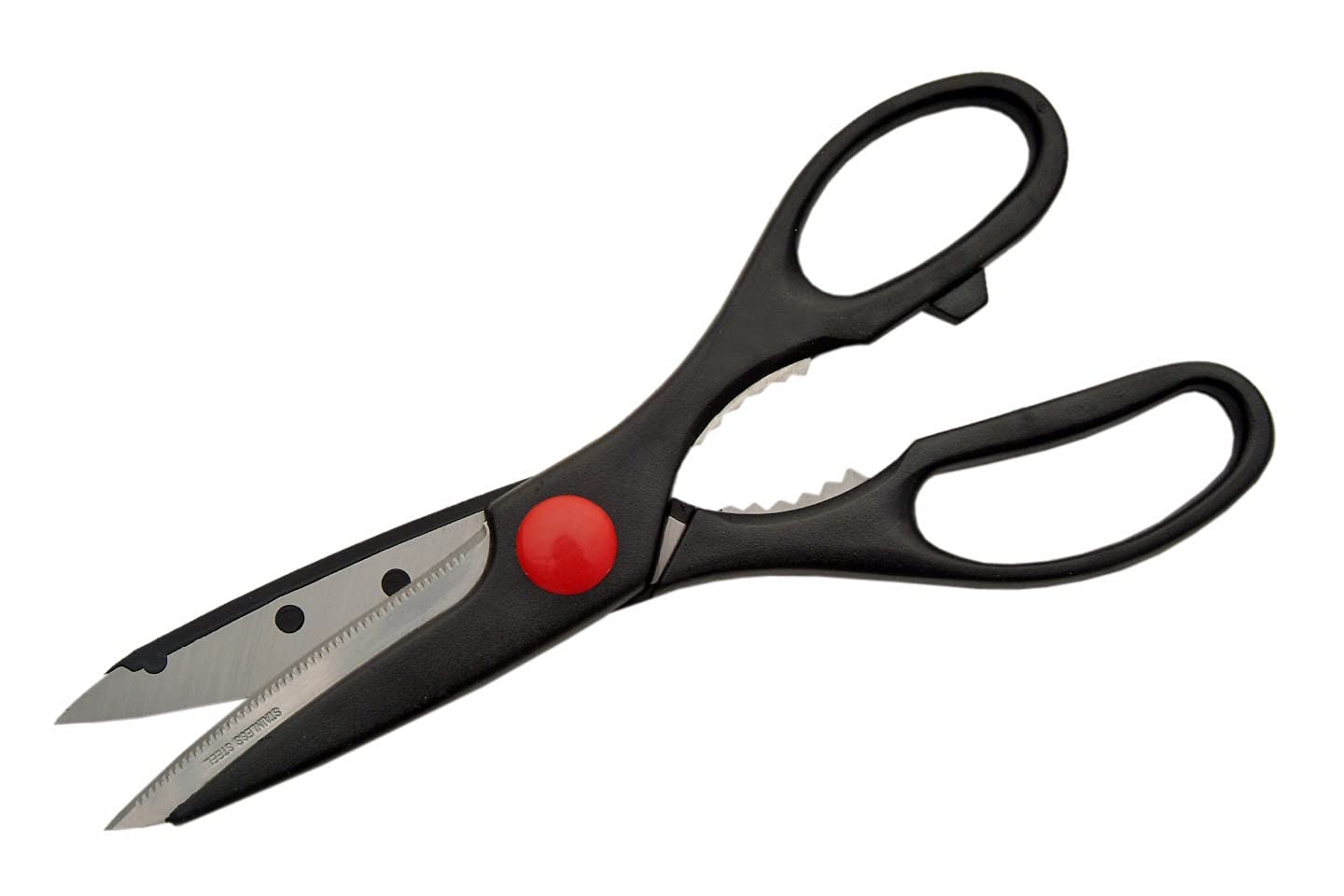 Heavy Duty Kitchen Scissors - Professional Grade Stainless Steel Shears for Cutting Meat, Poultry, Herbs - Perfect for Cooking, Butchering, Food Prep & Crafting