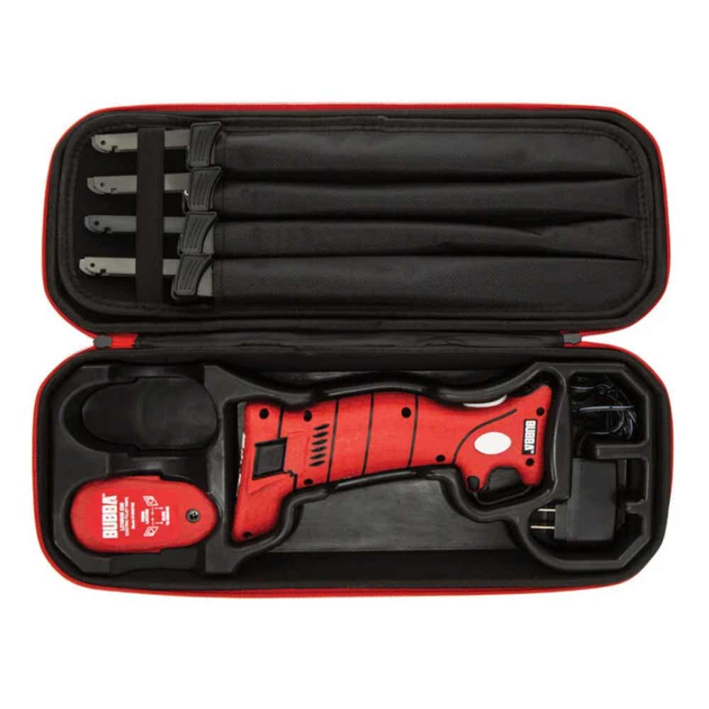 Bubba Blade Lithium Ion Cordless Fillet Knife Set - Professional Electric Fish Fillet Knife for Fishing, Hunting & Outdoor Cooking - Perfect for Camping, Boating & Home Kitchen Use