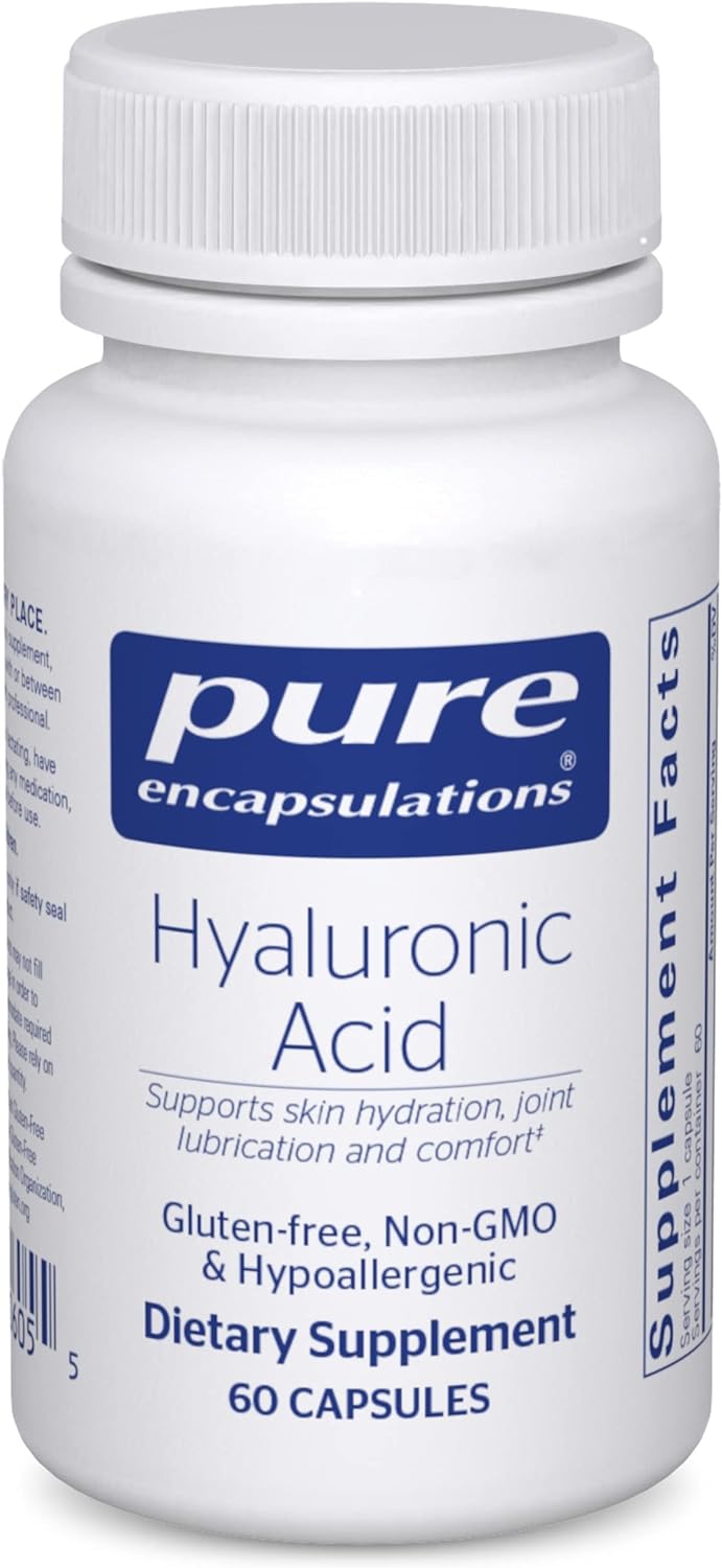 Pure Encapsulations Hyaluronic Acid Supplement for Joint & Skin Health - Supports Hydration, Collagen Production & Mobility - Ideal for Active Lifestyles & Anti-Aging Skincare Routines