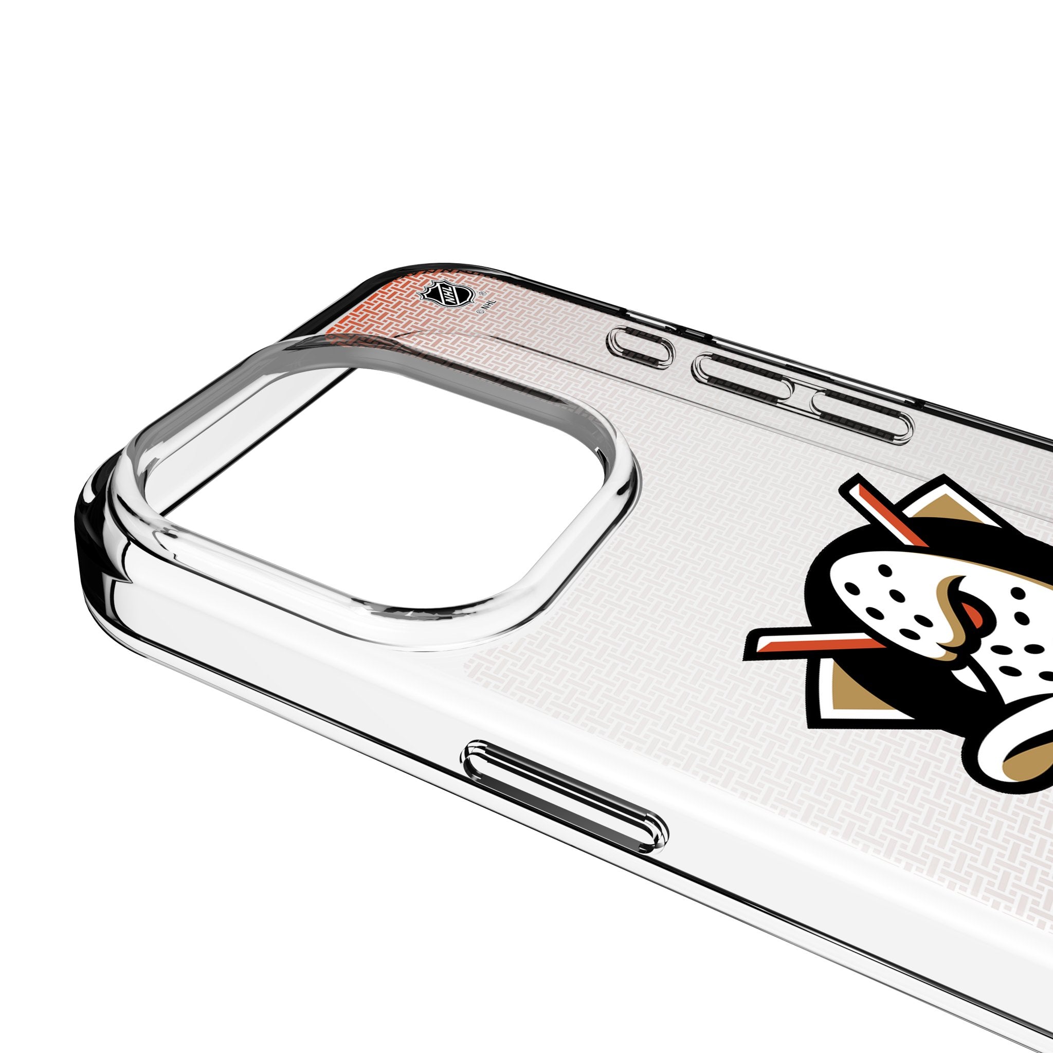 Anaheim Ducks Clear iPhone Case for Apple iPhone 14/13/12/11 Pro Max - Slim Protective Phone Cover with Team Logo - Perfect for Hockey Fans & Game Days