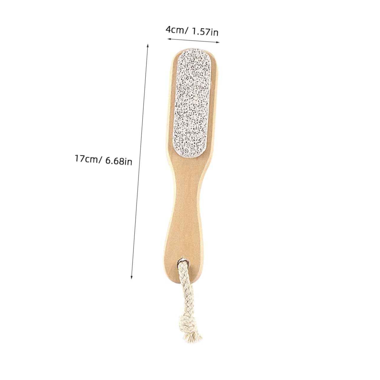 Healifty 2pcs Foot Brush - Double Sided Exfoliator & Dead Skin Remover for Pedicure & Foot Care at Home