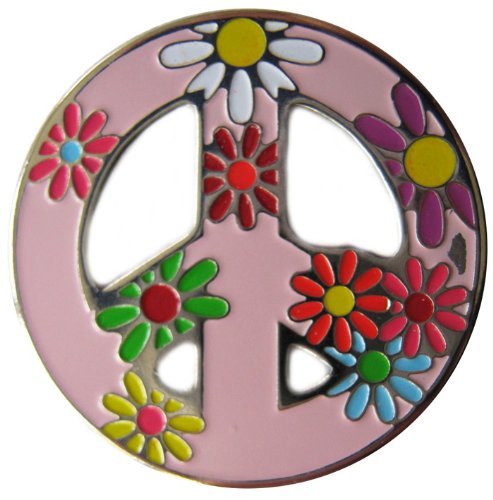 Peace Love Golf Ball Marker & Hat Clip - Perfect for Golfers