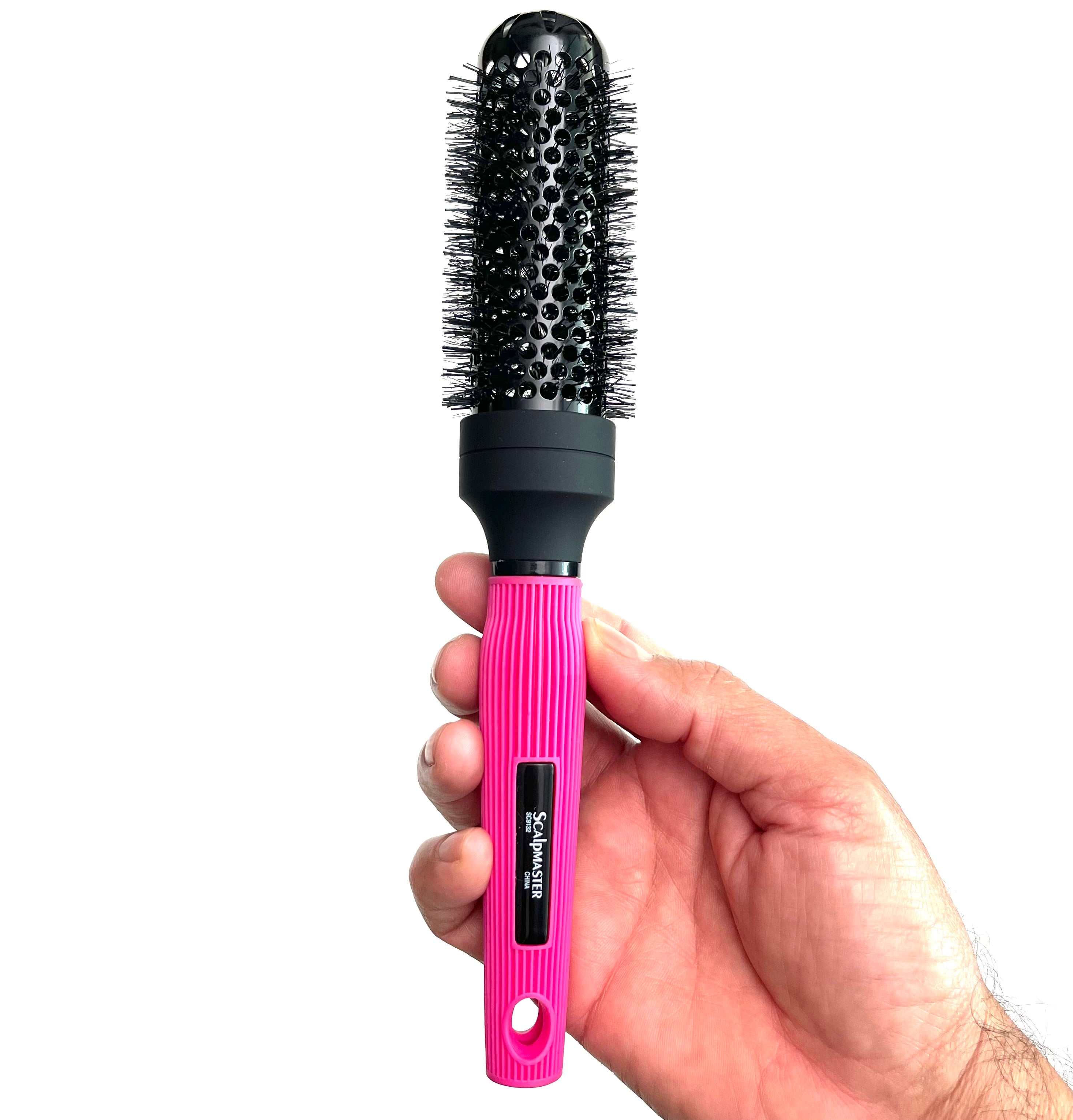 Scalpmaster Professional Hair Brush Set - 7-Piece Round, Paddle, Styling & Thermal Brushes for Blow Drying & Salon-Quality Styling at Home