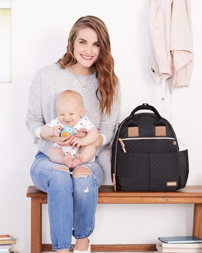Skip Hop Suite 6-in-1 Diaper Backpack Set - Stylish & Functional Baby Essentials for Travel, Daycare & On-the-Go Parents
