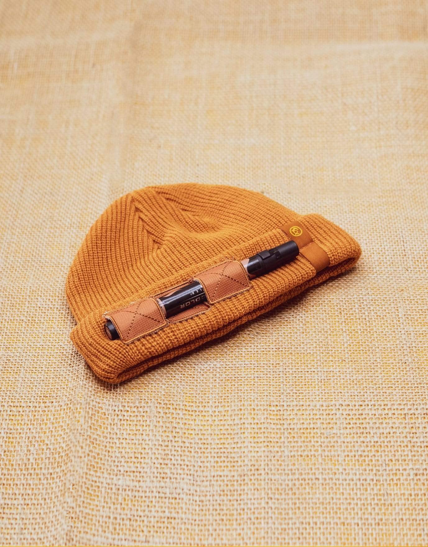 Dungeon Forward Tactical Beanie - Exrth - Tawny | Military Style Warm Winter Hat for Outdoor Activities, Hiking & Camping