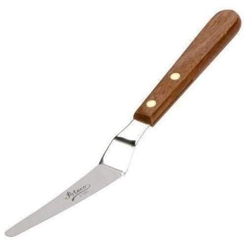 Ateco Offset Spatula - 12-Inch Stainless Steel Pointed Cake Decorating Spatula for Baking, Frosting, Icing & Dessert Making - Professional Pastry Tool for Chefs & Home Bakers