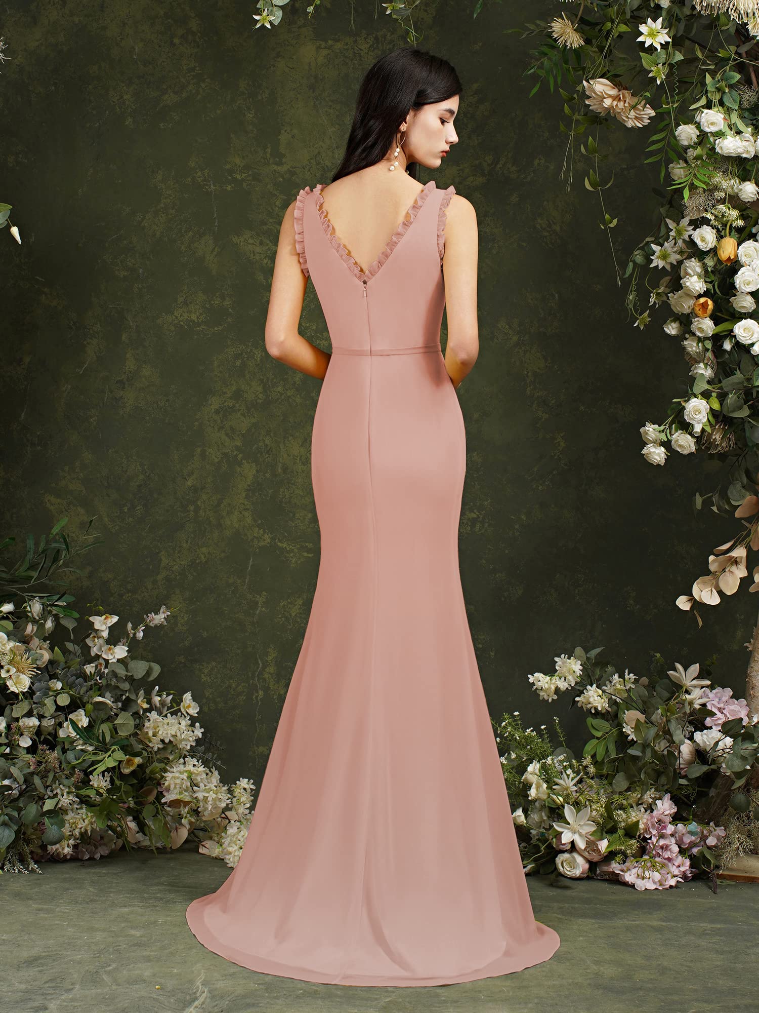 Elegant Off-the-Shoulder A-Line Pleated Chiffon Bridesmaid Dress for Weddings & Formal Evenings | Women's Special Occasion Gown for Bridal Party, Prom & Cocktail Events