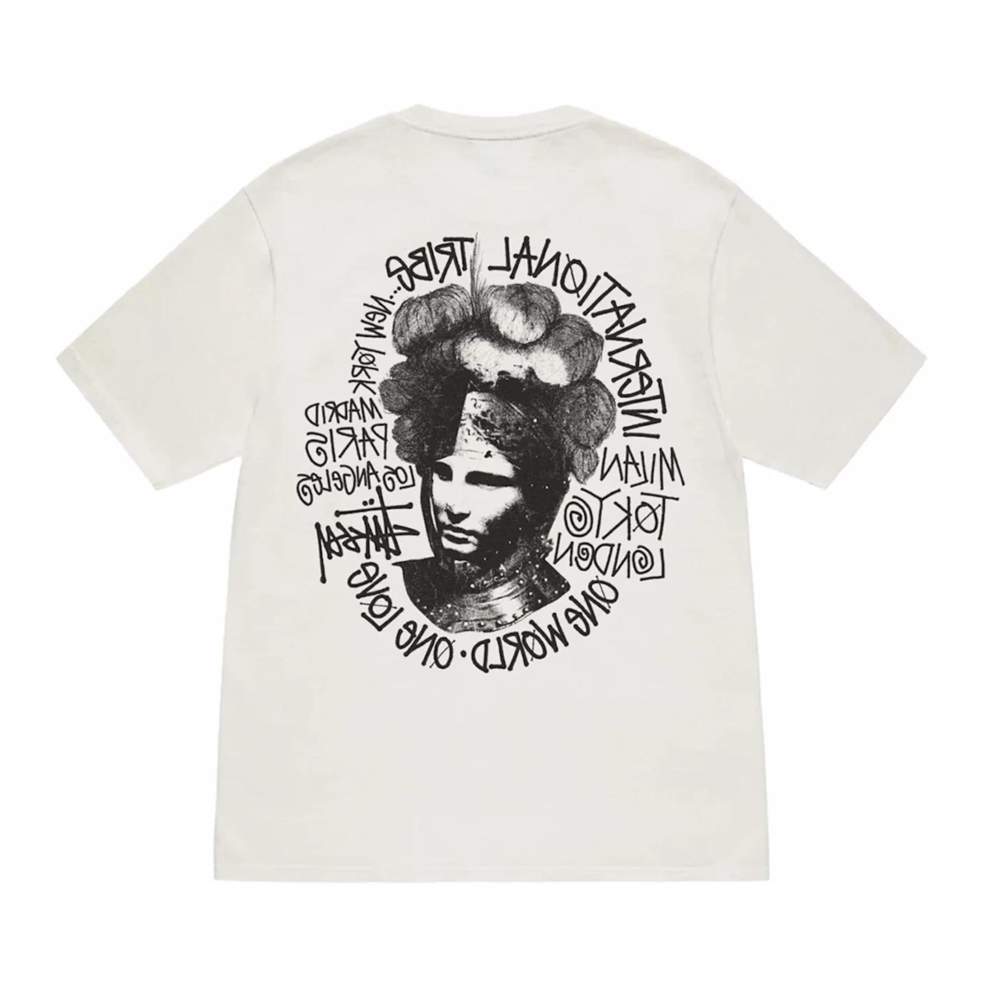 Stüssy Camelot Pigment Dyed T-Shirt for Men - Natural Cotton Vintage Style Tee - Perfect for Casual Wear, Street Style & Everyday Outfits