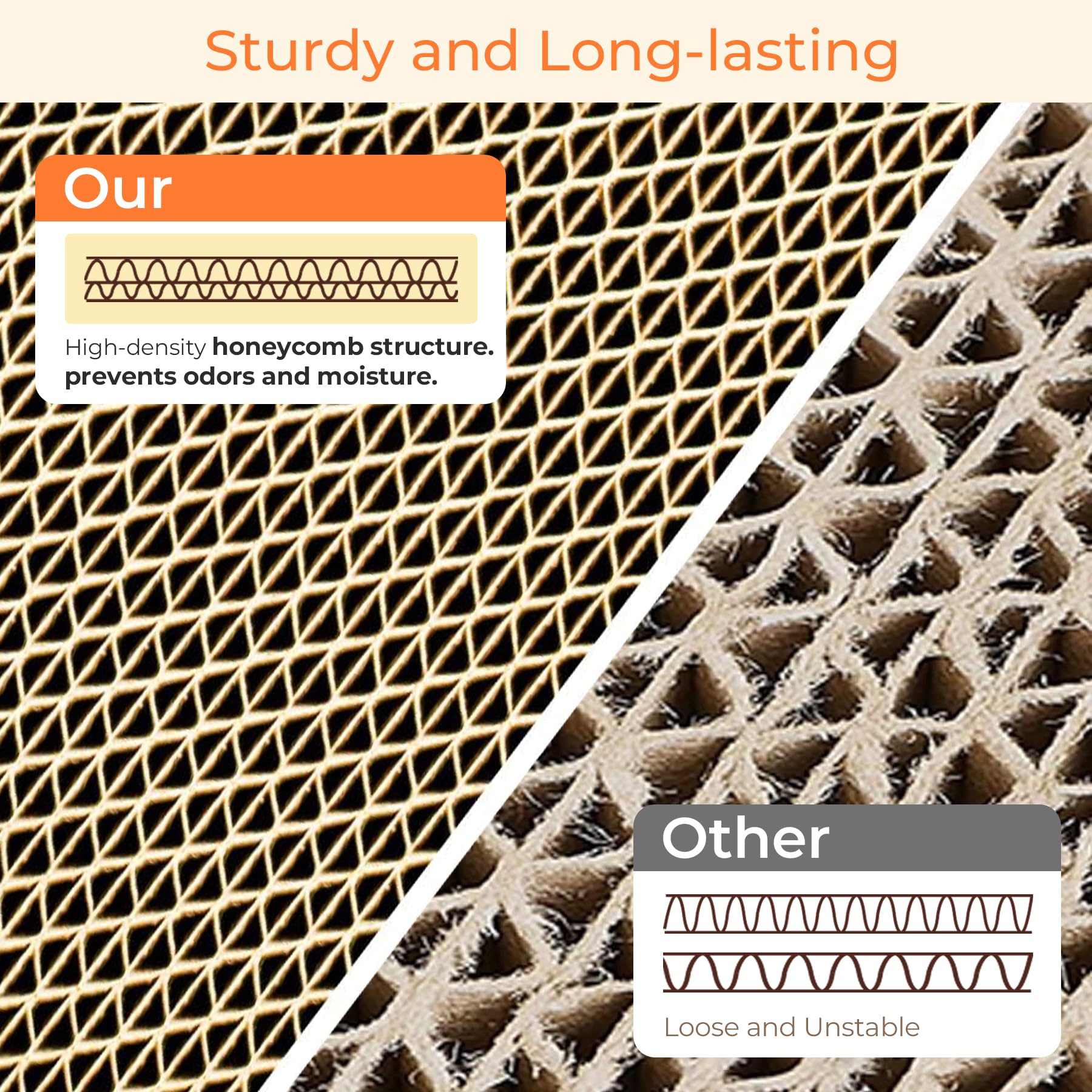 ComSaf L-Shaped Cat Scratcher - 25