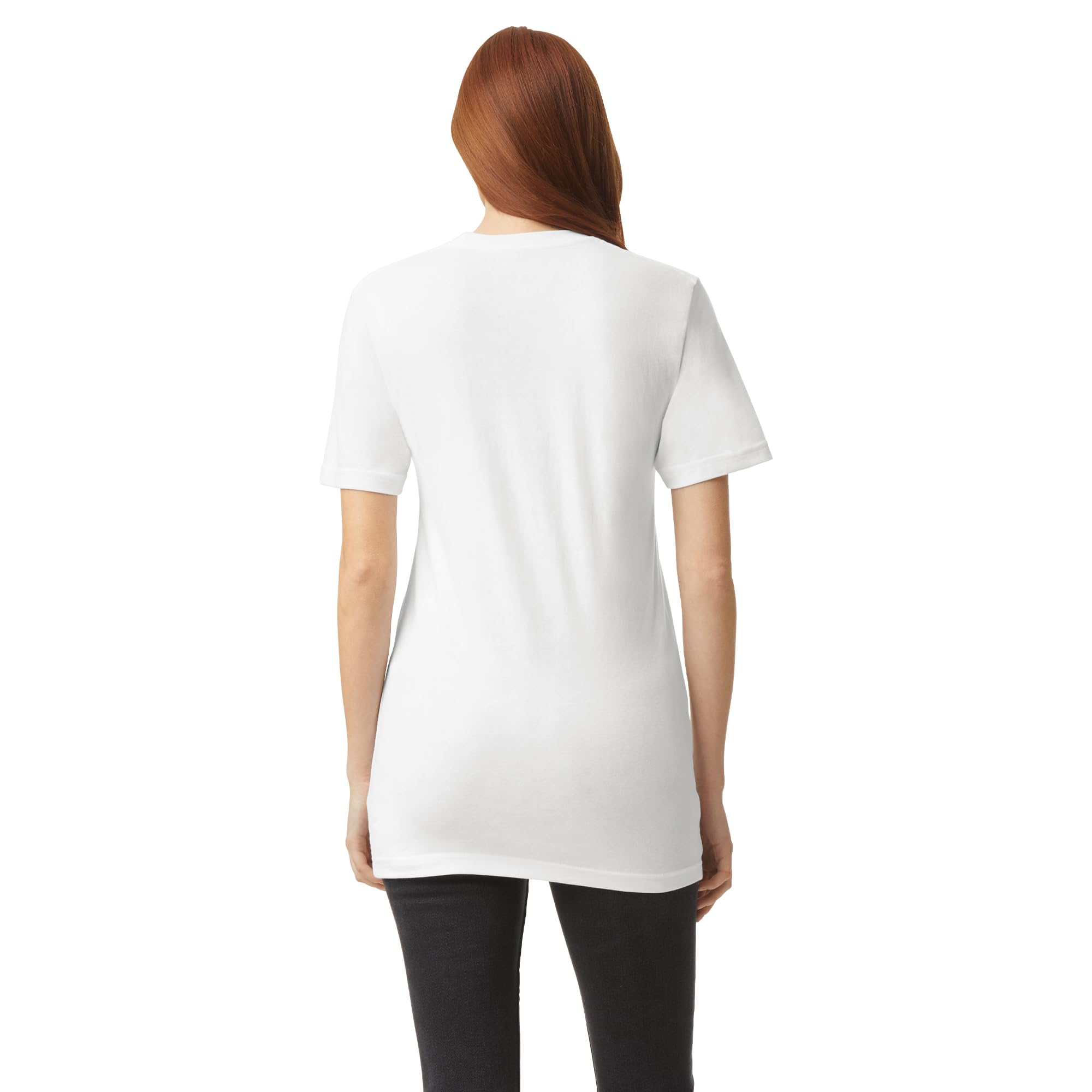 Premium American Apparel Cotton T-Shirt for Men & Women - Soft Comfortable Crew Neck Tee for Casual Wear, Gym, and Everyday Outfits