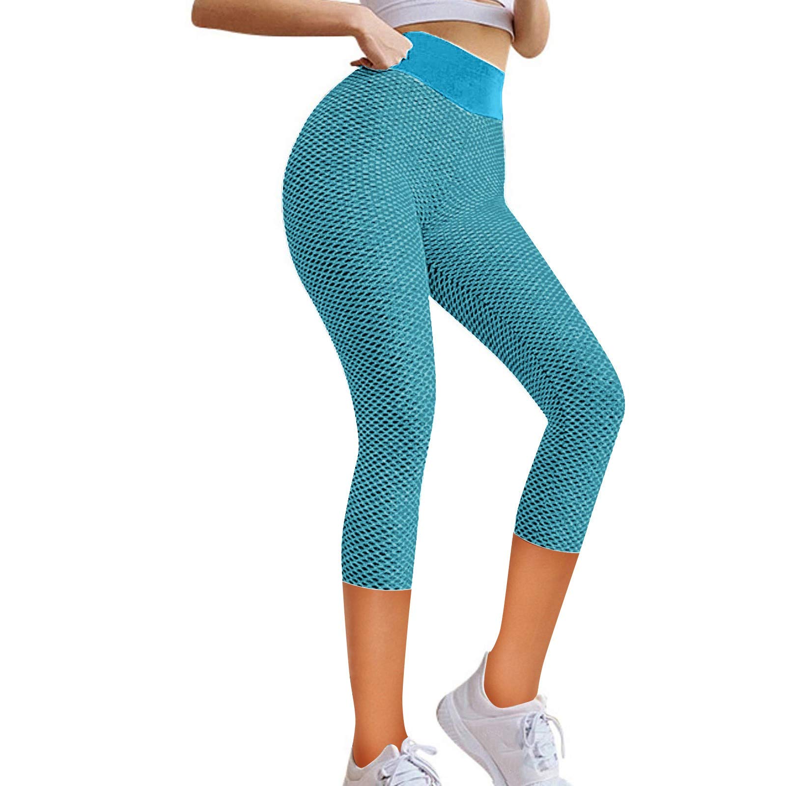 High Waist Yoga Pants for Women - Compression Capri Leggings, Workout Tights for Running, Gym & Yoga | Perfect for Fitness, Lounge & Everyday Wear