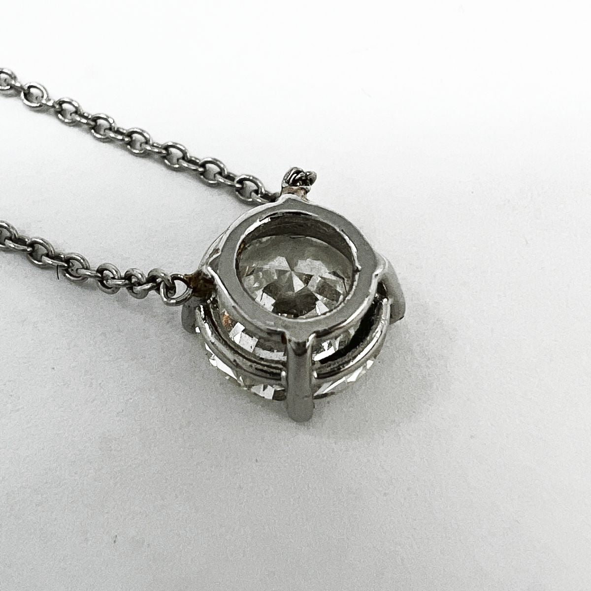 Platinum Diamond Pendant Necklace for Women - Elegant 18K White Gold Chain with Genuine Diamond Charm - Perfect for Weddings, Anniversaries & Special Occasions