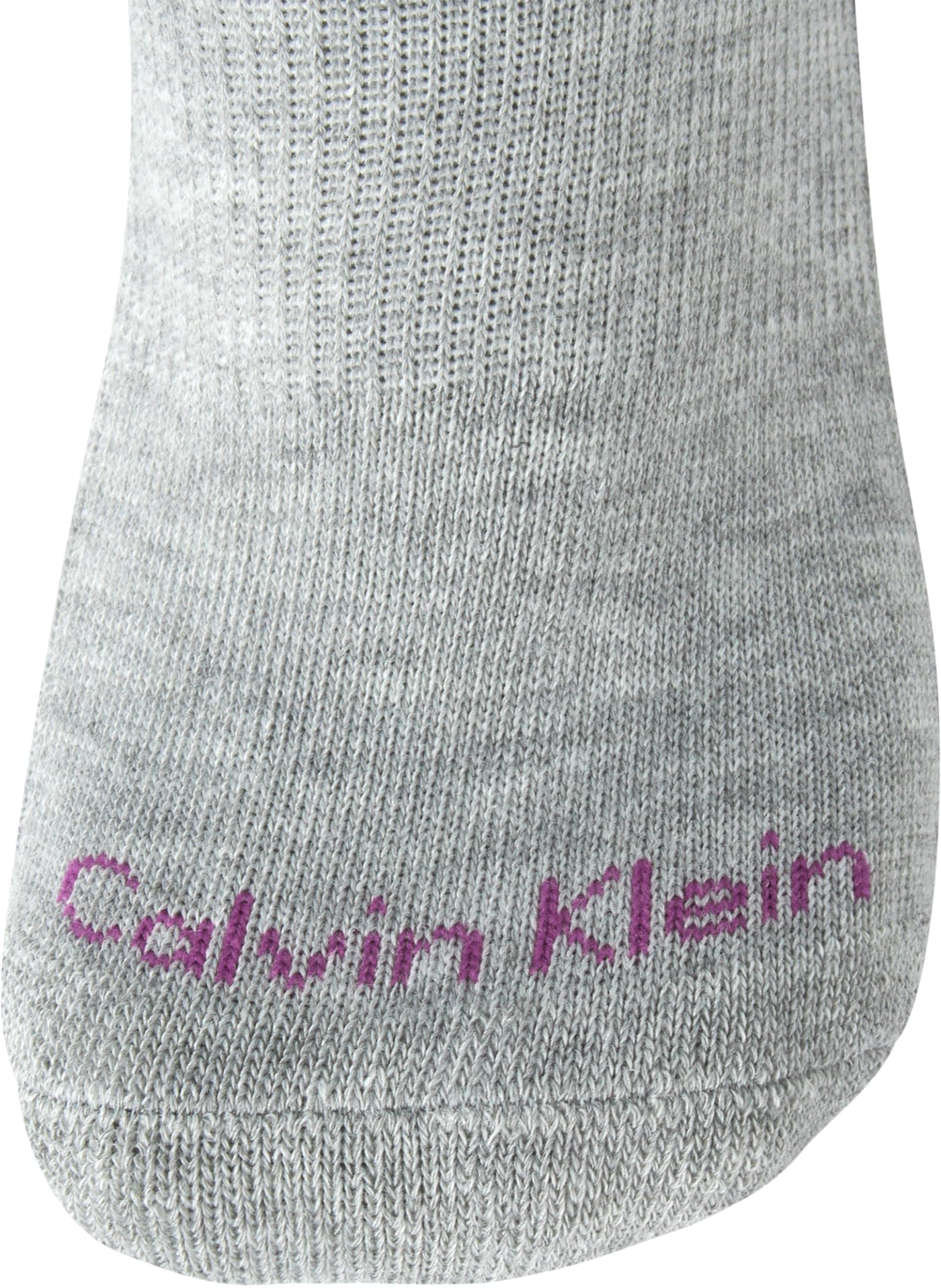Calvin Klein Girls' No Show Ankle Socks 6-Pack - Soft Cushioned Comfort for School, Sports & Everyday Wear