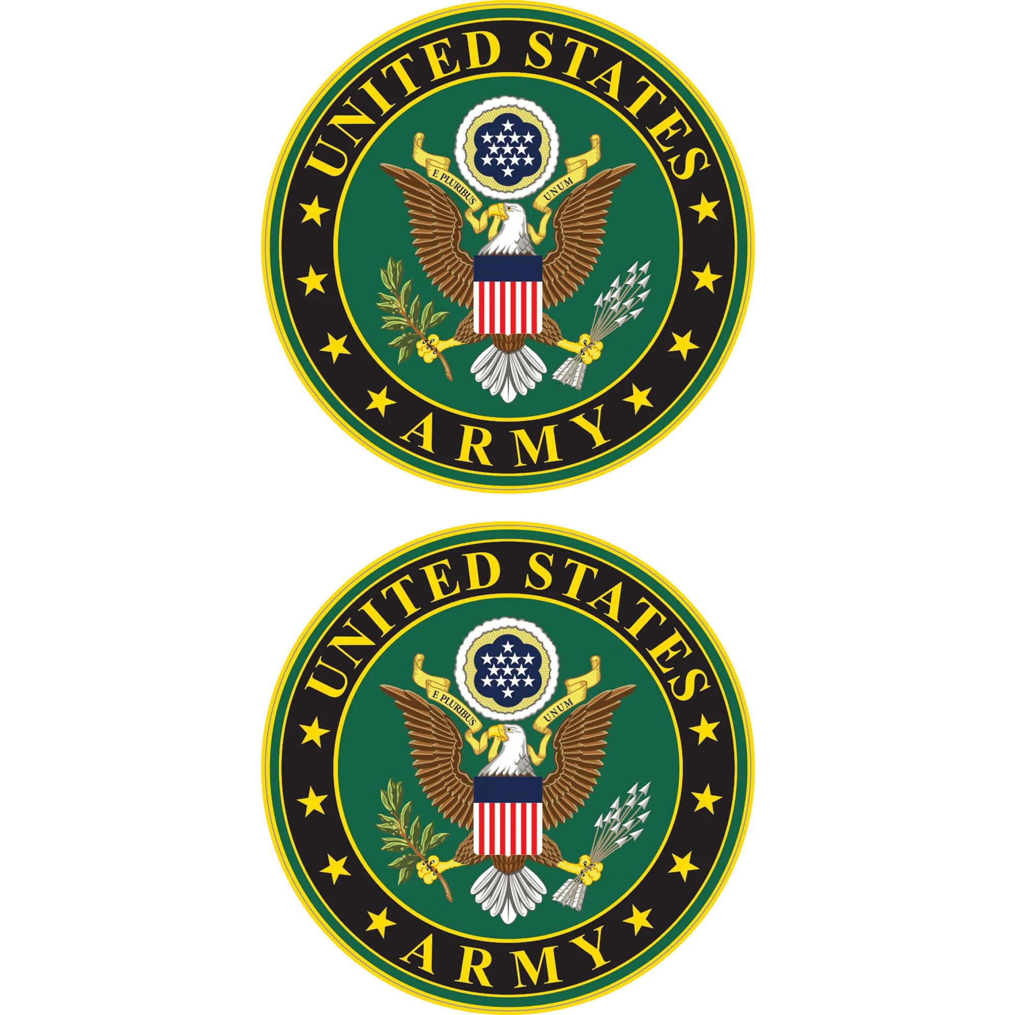 MEDALS OF AMERICA EST. 1976 - US Army Color Medallion Decal Medium Size - Perfect for Military Displays, Collectibles & Veteran Recognition