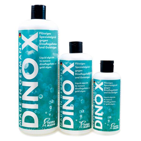 Fauna Marin DINO X (Algae X) - Premium Aquarium Algae Control Solution for Saltwater & Reef Tanks - Eliminates Dinoflagellates & Harmful Algae Blooms