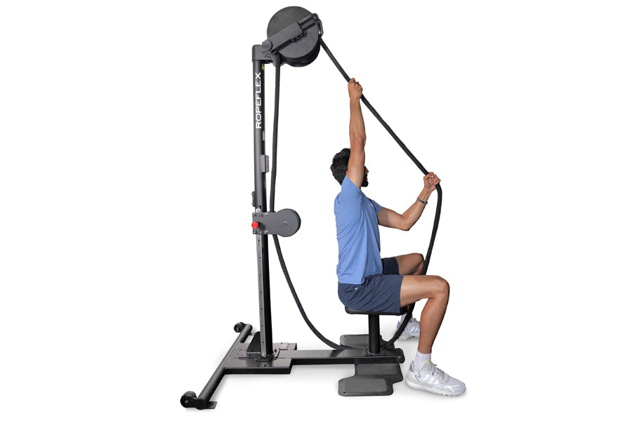Ropeflex RX2500 Upright Rope Trainer - Premium Home Gym Equipment for Full-Body Workout | Perfect for Cardio, Strength Training & Fitness Enthusiasts | Summer Sale with Extra 6% Off