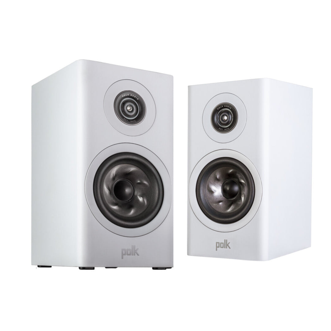 Polk Reserve R100 Bookshelf Speakers (Pair) - Premium Hi-Fi Audio for Home Theater & Music Listening - Perfect for Living Room, Office & Studio Use