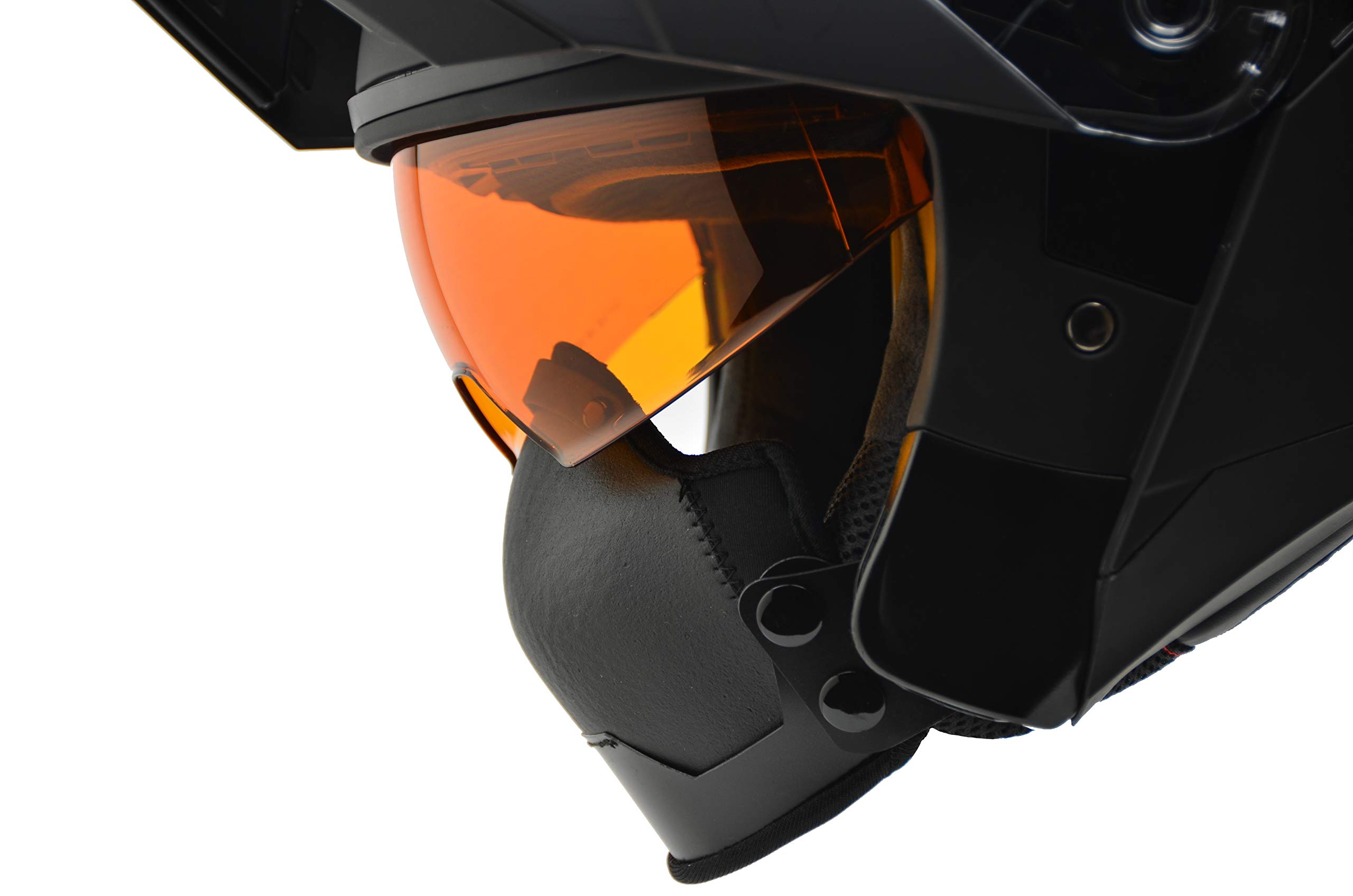Caldera Electric Snow 2 Modular Snowmobile Helmet - Matte Black 2XL - Custom Fit for Winter Sports & Extreme Cold Weather Riding