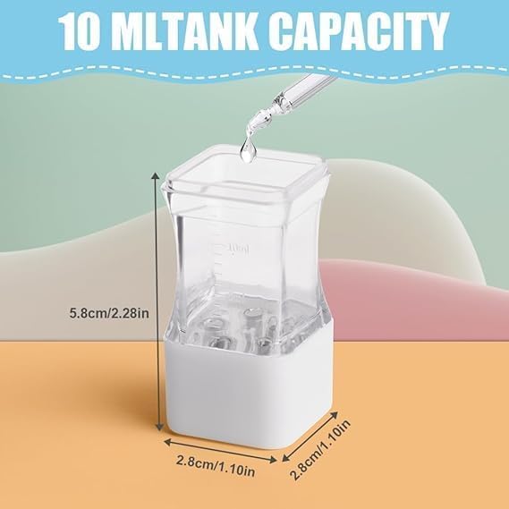 Scalp Oil Applicator Comb - 10ml Anti-Leak Hair Treatment Bottle with Scale Control for Oily/Greasy Hair - Salon Quality Hair Loss Prevention & Lotion Dispenser - Transparent Design for Easy Use at Home or Professional Salons