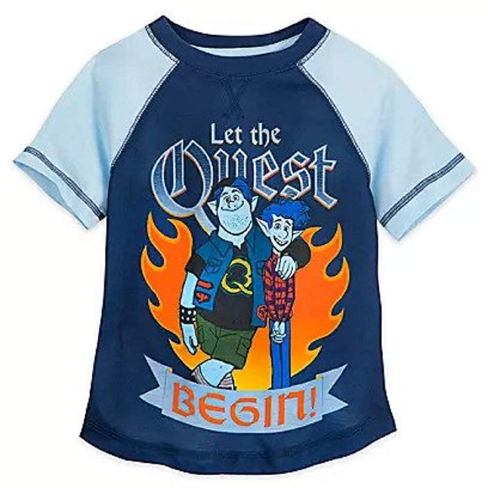 Onward Sleep Set for Boys (5/6) Blue - Comfortable 2-Piece Pajama Set for Kids - Perfect for Bedtime, Sleepovers & Cozy Nights