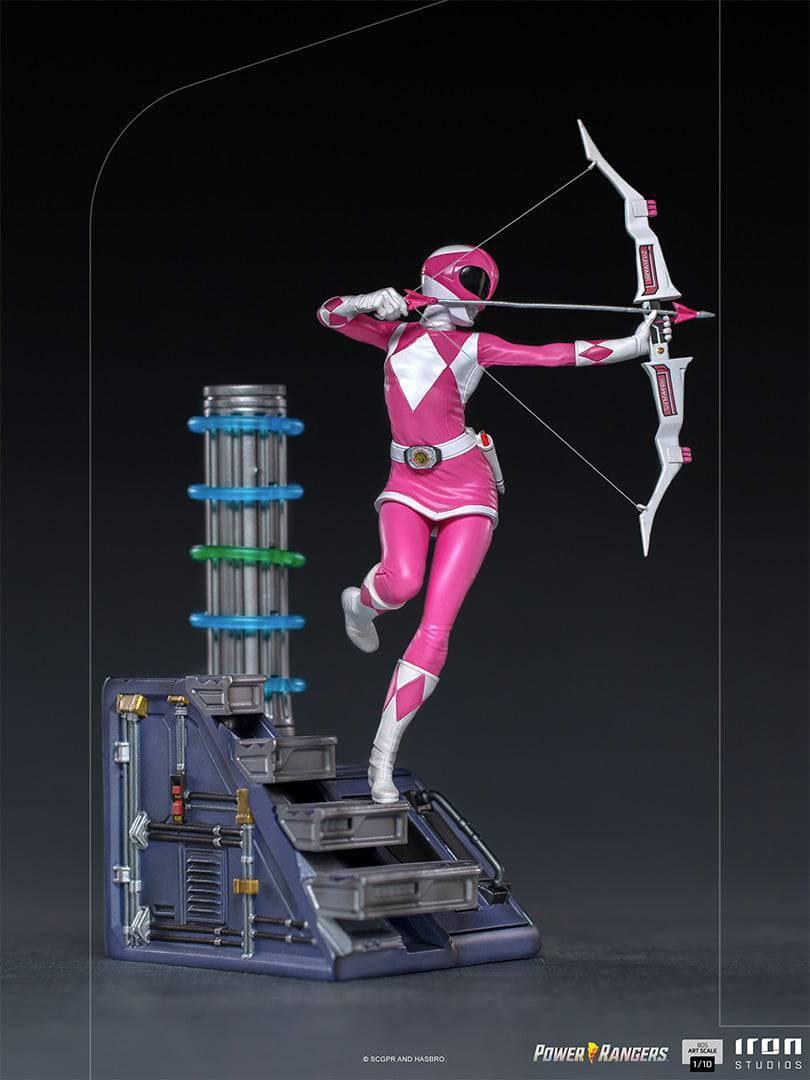 Iron Studios Power Rangers Pink Ranger BDS Art Scale 1/10 Statue - Collectible Action Figure for Display & Home Decor