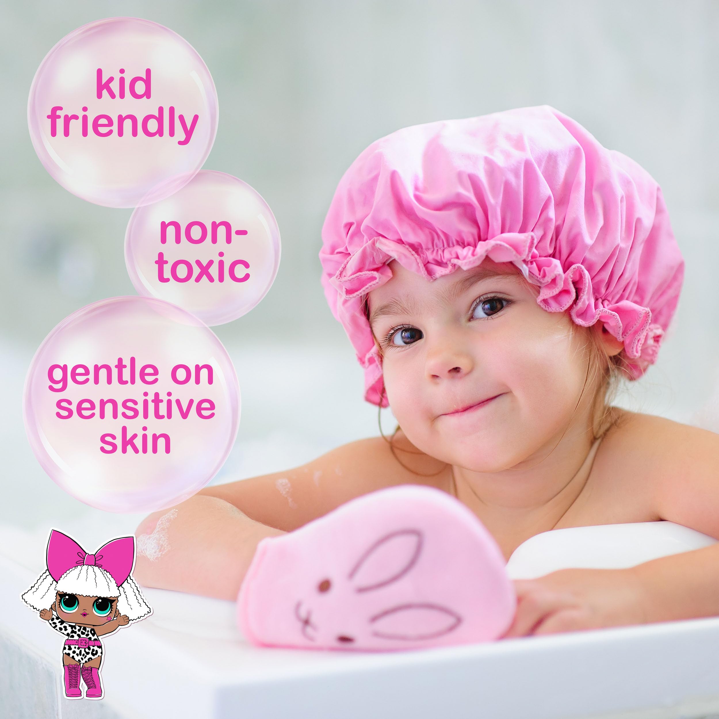 L.O.L. Surprise! 4-Piece Bath Bomb Set - Non-Toxic, Kid-Safe Bath Bombs for Girls | Fun Spa Gifts & Bath Accessories for Kids | Perfect for Birthday Parties, Sleepovers & Relaxing Bath Time