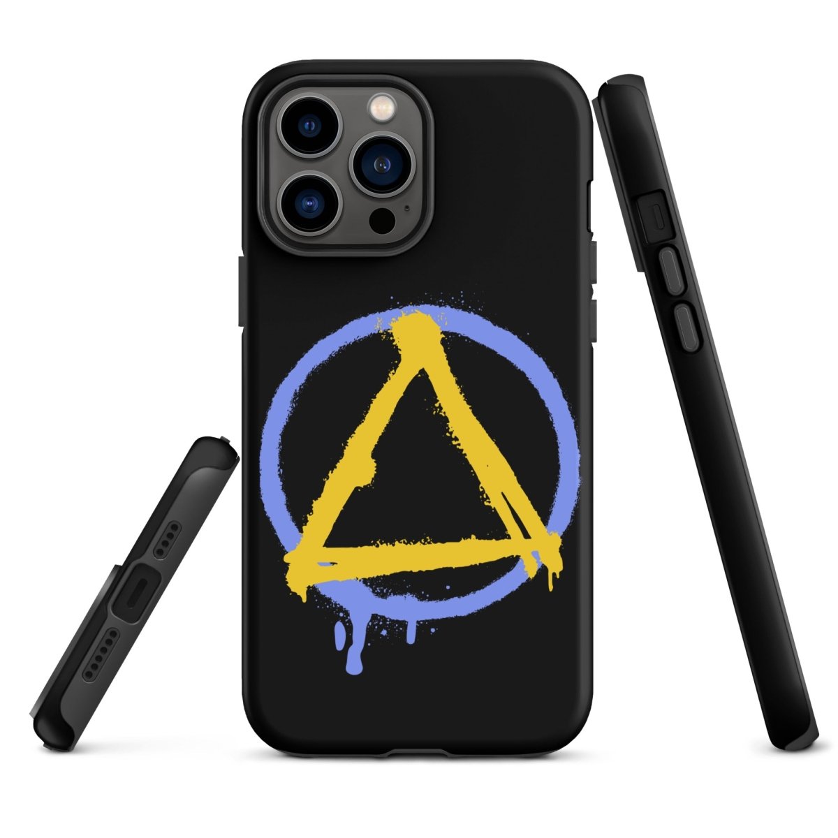 Sober Symbol Durable Shockproof iPhone Case - Protective Cover for iPhone 14/13/12/11 Pro Max XR XS - Slim Fit Anti-Scratch Phone Case for Everyday Use & Outdoor Activities