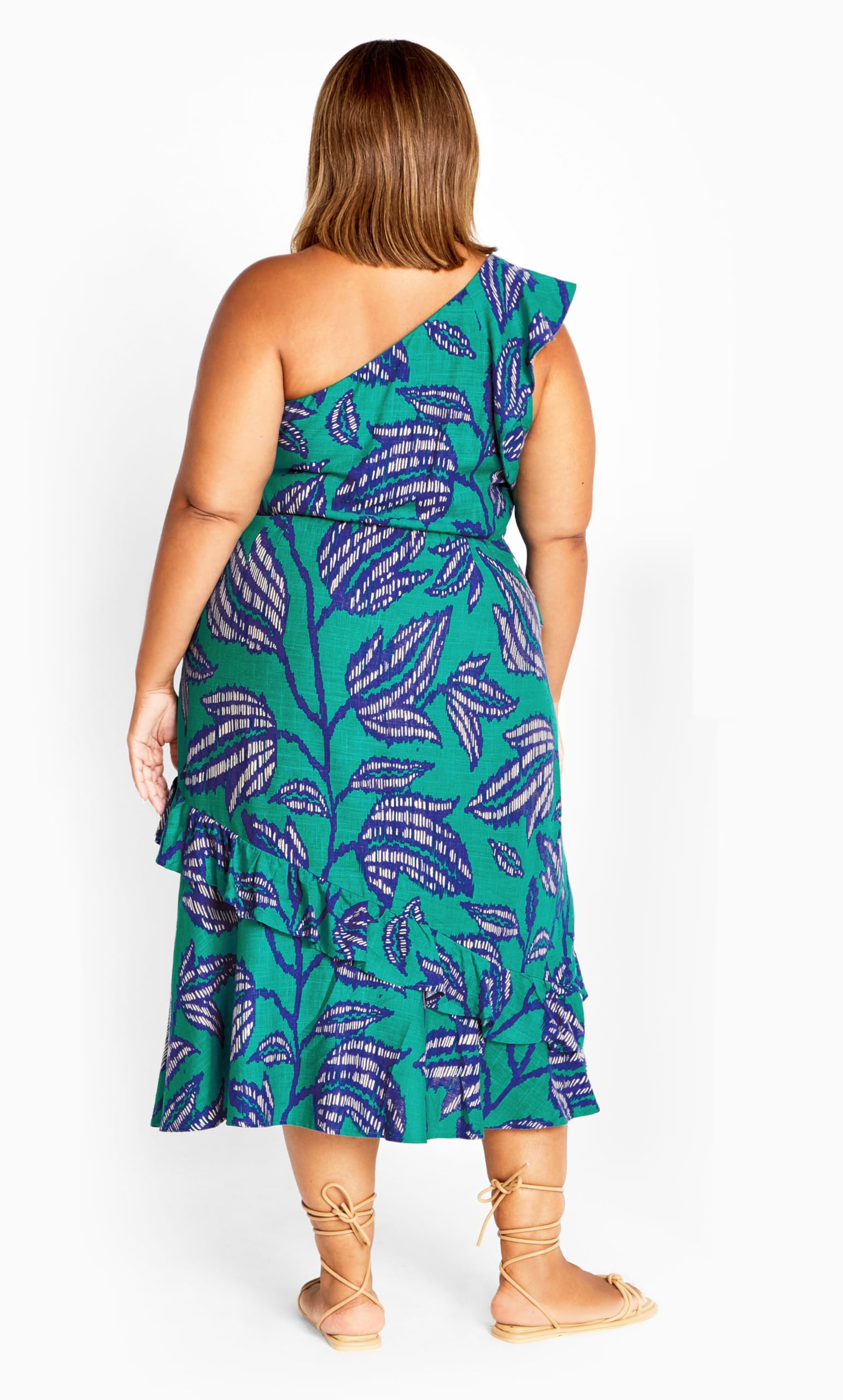 Stylish Women's Escapism Print Dress - Flowy Summer Casual Dress for Beach, Vacation & Date Night | Trendy Floral Maxi Dress for Women