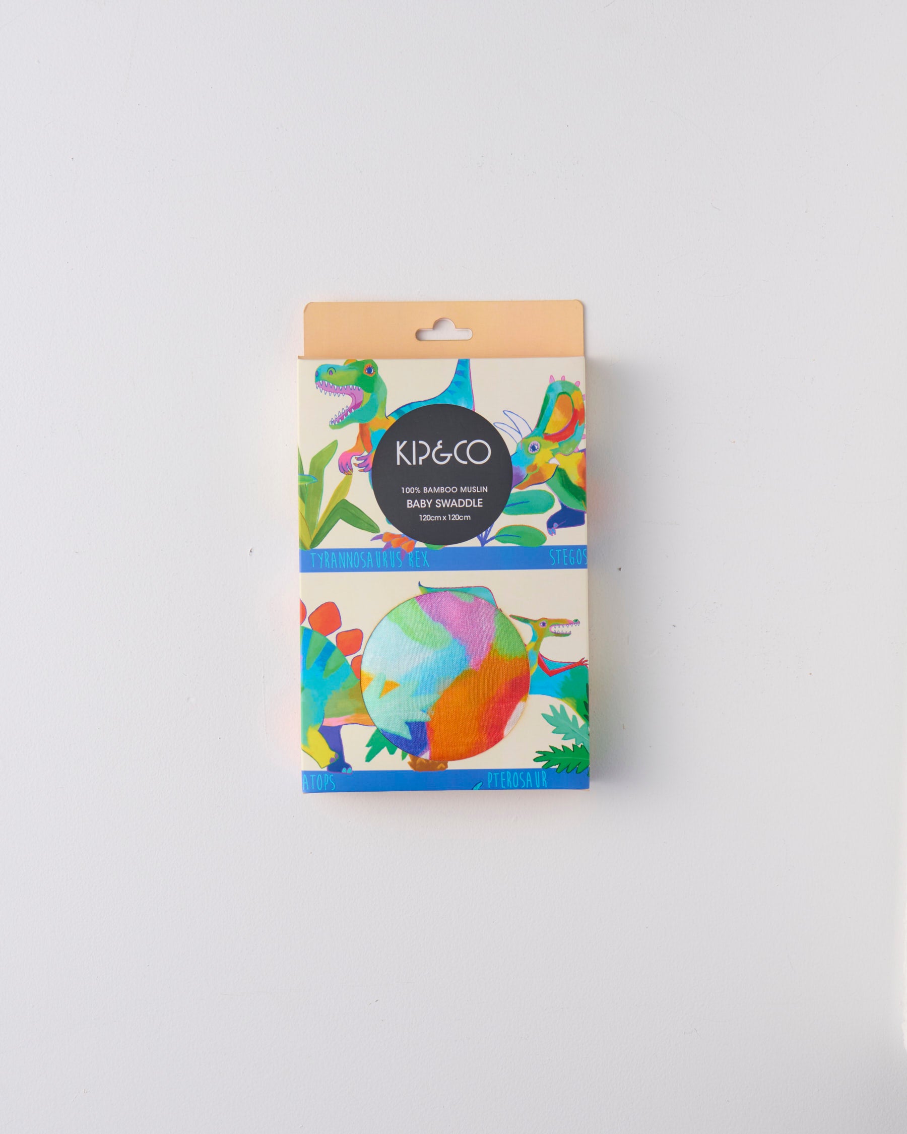 Dino Safari Bamboo Swaddle Blanket - Soft & Breathable Baby Wrap for Newborns - Perfect for Nursery, Travel & Swaddling