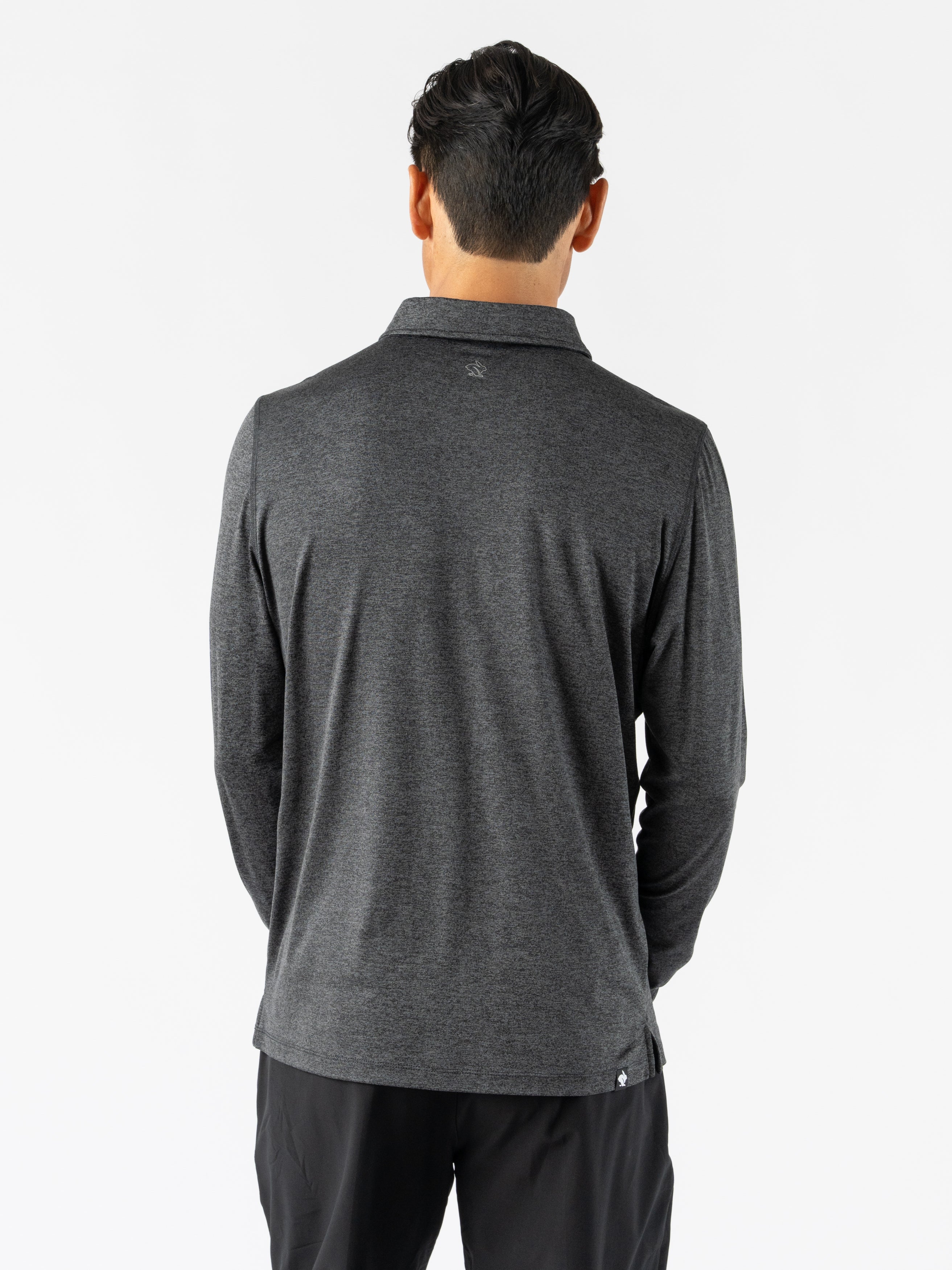 Men's Easy Polo Long Sleeve Shirt - Comfortable Casual Wear for Work, Golf & Everyday Outfits