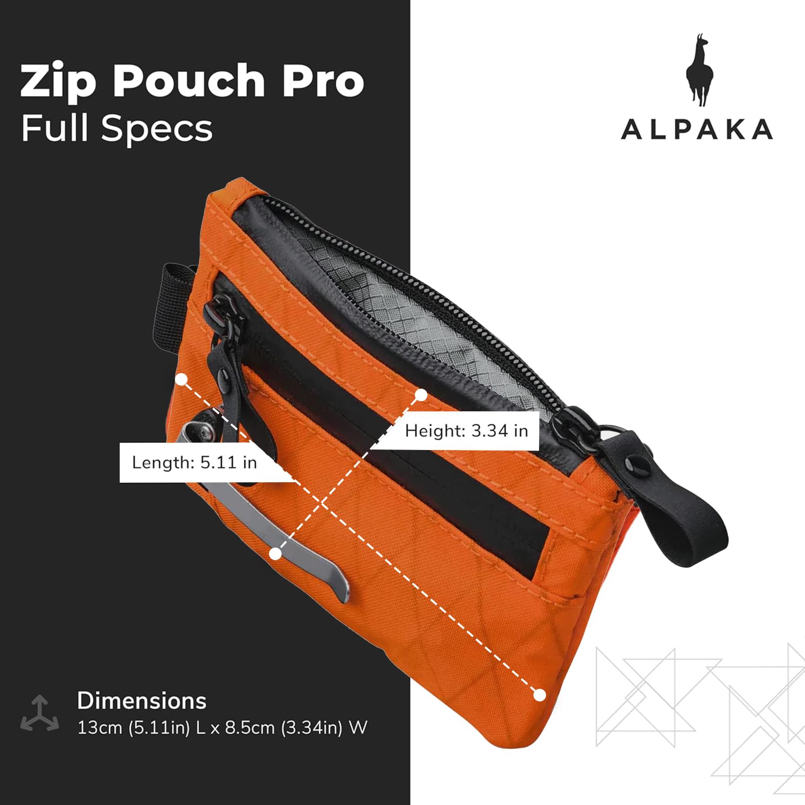 ALPAKA Zip Pouch Pro - Slim RFID Blocking Minimalist Wallet for Men - Secure Zippered Card Holder with Multi-Tool Slot - Perfect for Travel, Daily Commute & Outdoor Adventures