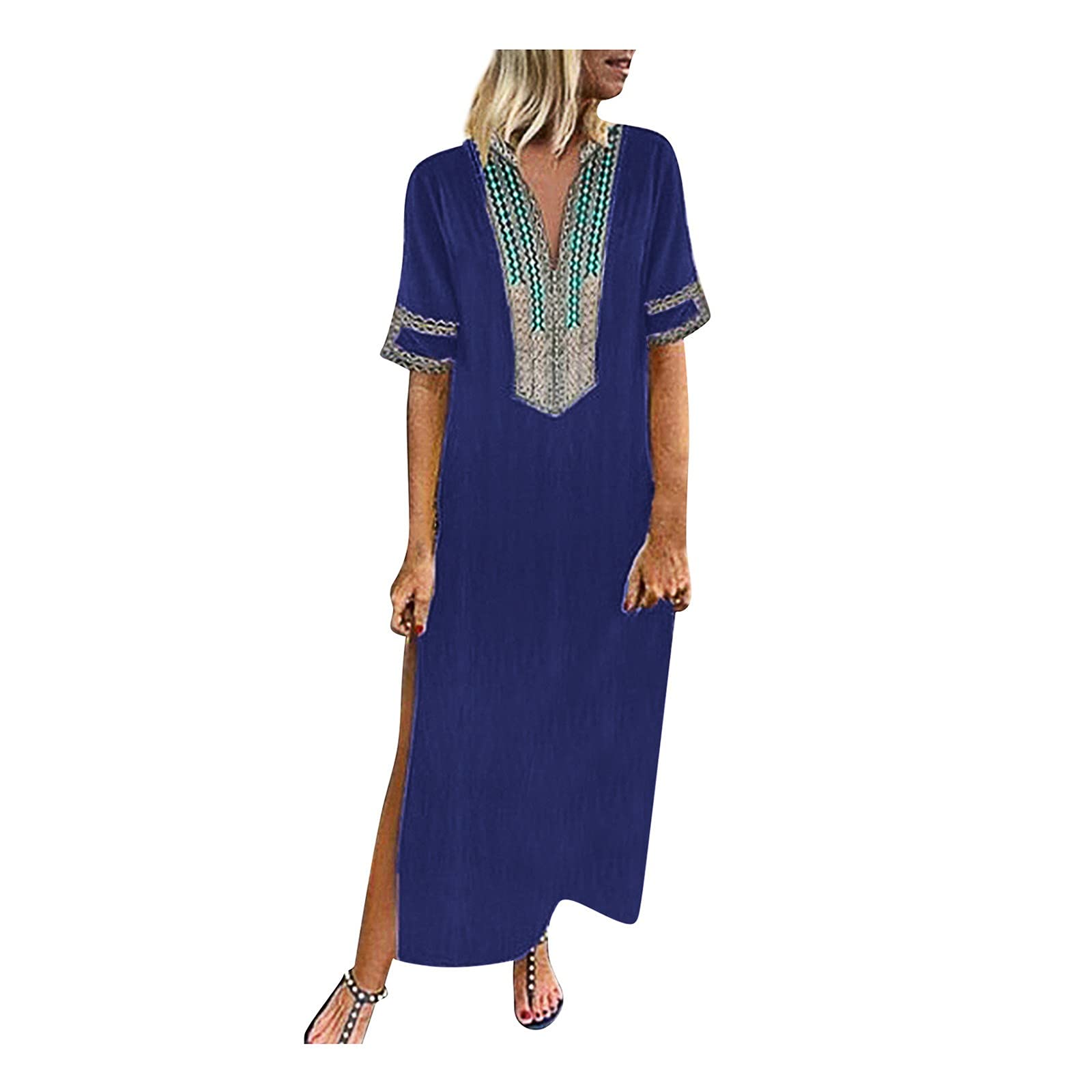 Sexy Women's Summer T-Shirt Dress - Short Sleeve Wrap Bodycon Ruched Tie Waist Mini Dress for Casual Wear, Date Night & Beach Outings