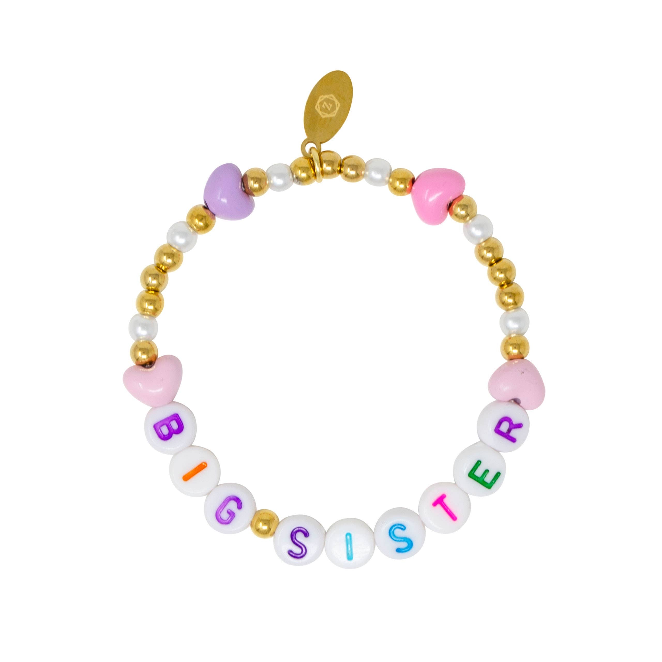 Big Sis Lil Sis Heart Bracelets - Matching Sister Jewelry for Best Friends & Siblings - Perfect for Birthdays, Anniversaries & Family Gifts
