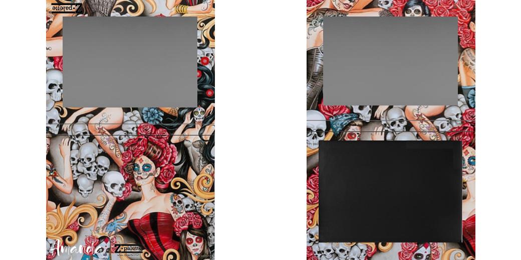Custom Extra Large Z Palette - Magnetic Makeup Palette for Eyeshadows & Blush - Perfect for Professional Makeup Artists & Travel