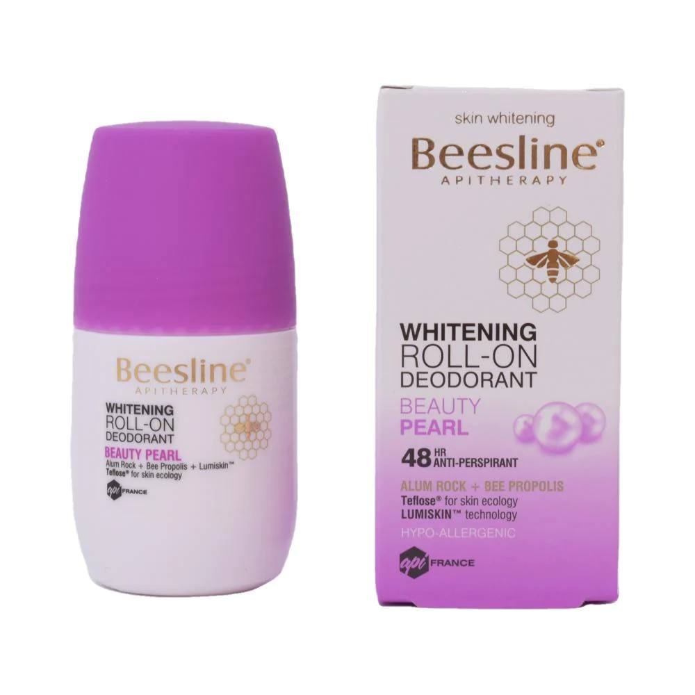 Pearl Whitening Roll-On Deodorant for Women & Men - 50ml Natural Freshness - All-Day Protection for Gym, Work & Daily Use