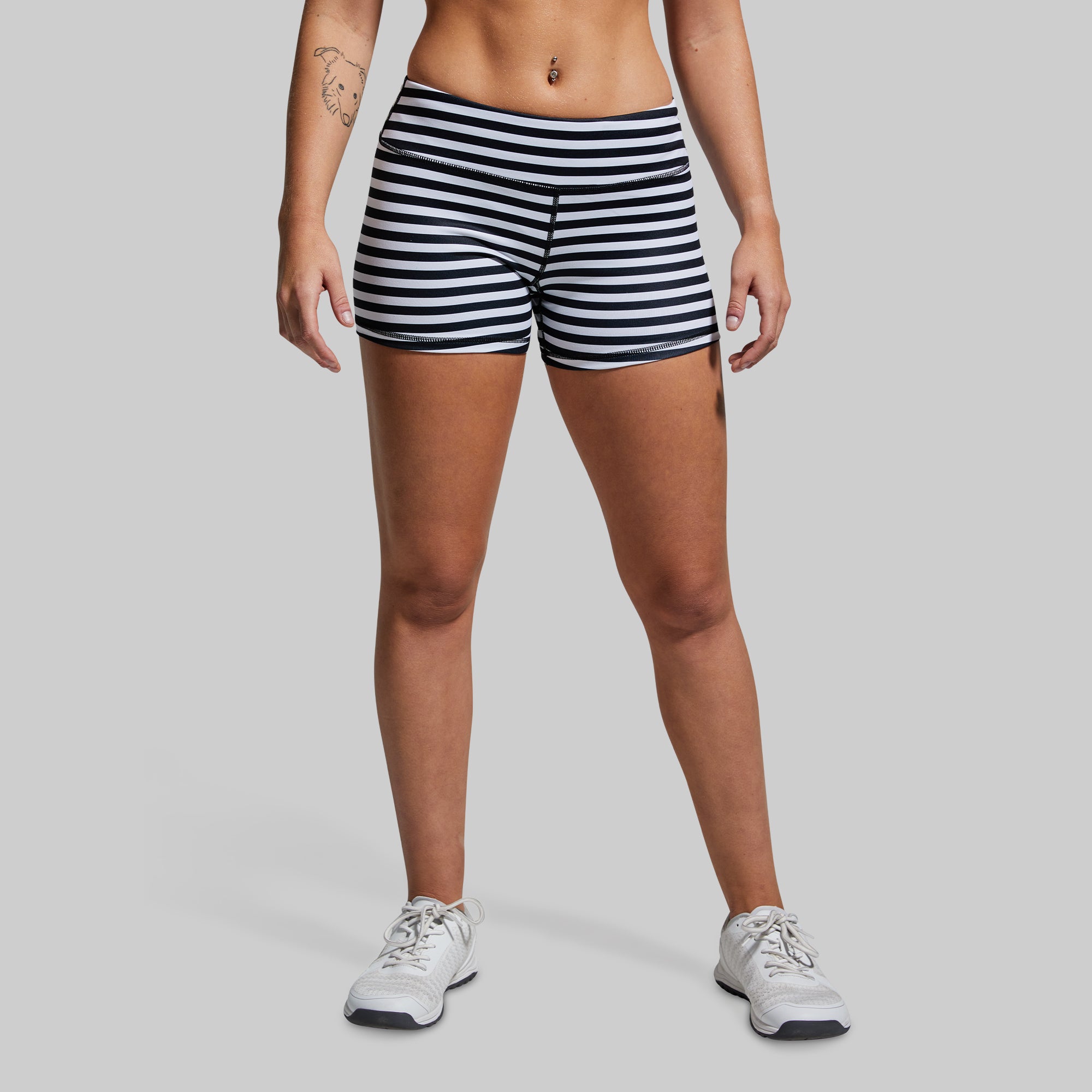 Double Take Booty Shorts - High Waisted Workout Shorts for Women | Comfortable & Sexy Gym Shorts for Running, Yoga & Fitness | Break Free Collection