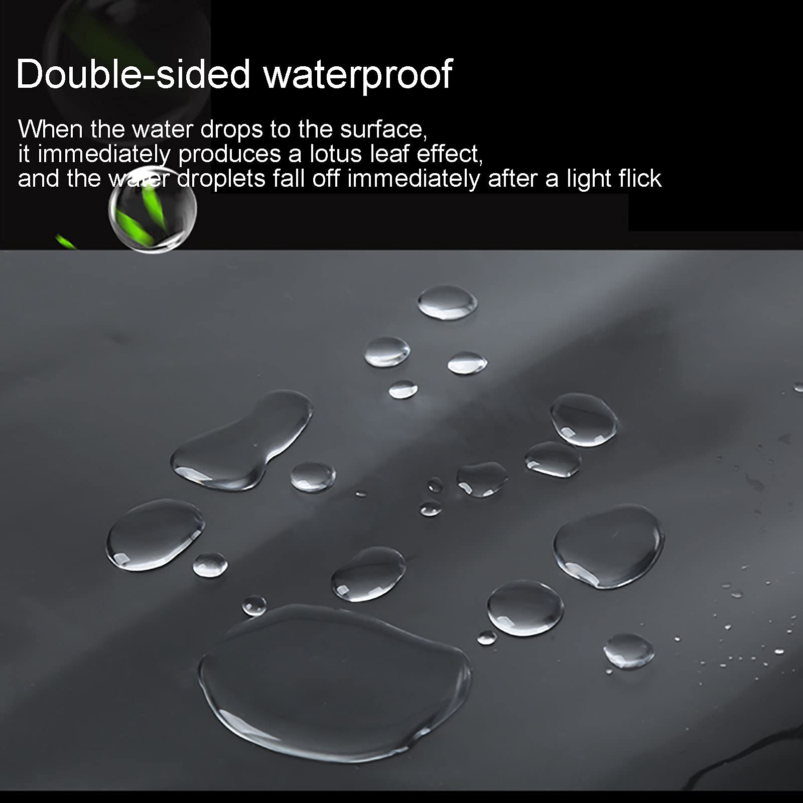 0.55mm Clear PVC Tarpaulin - Waterproof All-Weather Transparent Canopy Cover for Outdoor Garden Furniture, Patio, Camping & Plant Protection | Foldable Weatherproof Tarp