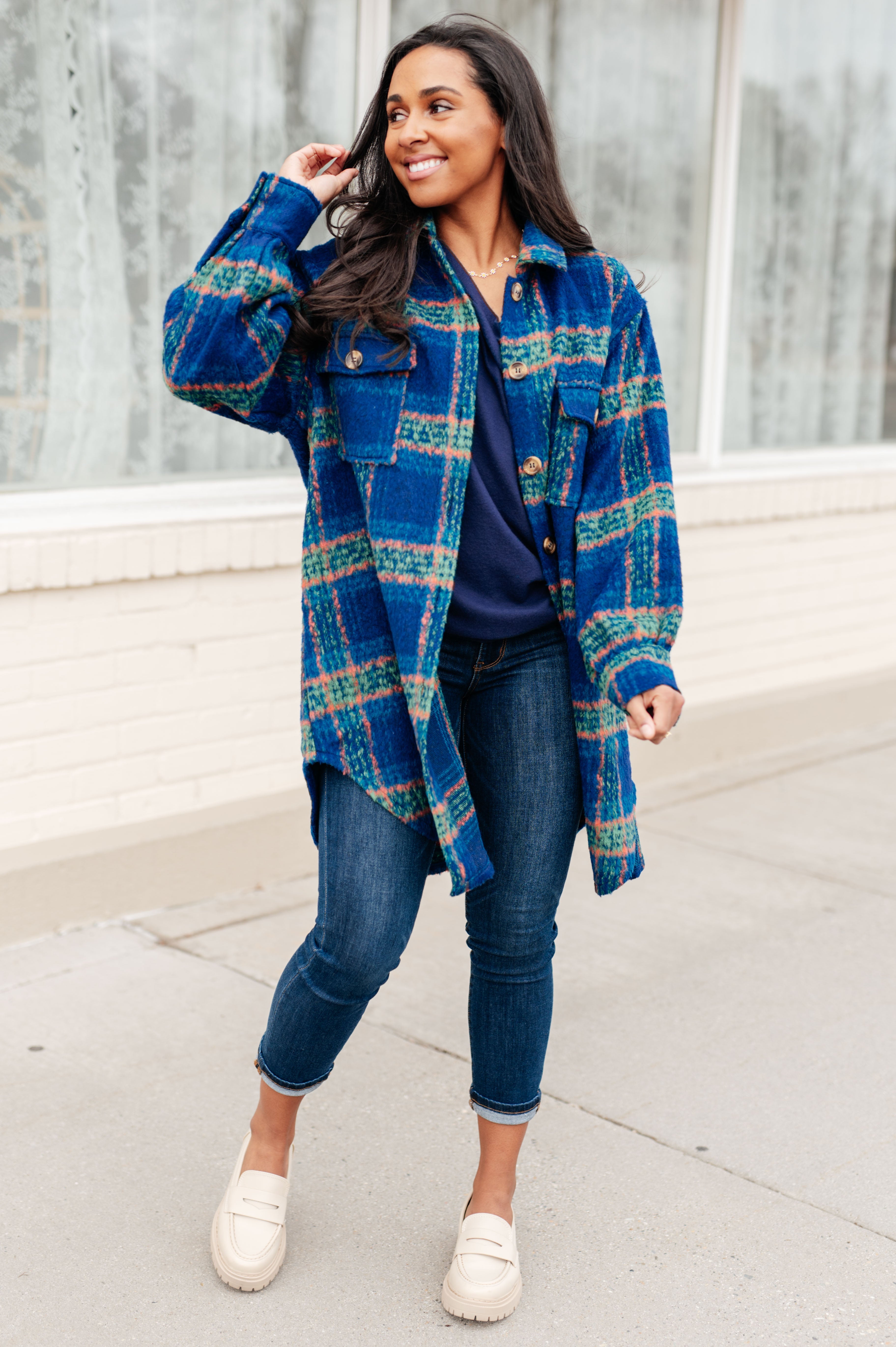 No Tears Plaid Coat for Women - Soft & Comfortable Winter Jacket - Perfect for Outdoor Activities & Casual Wear