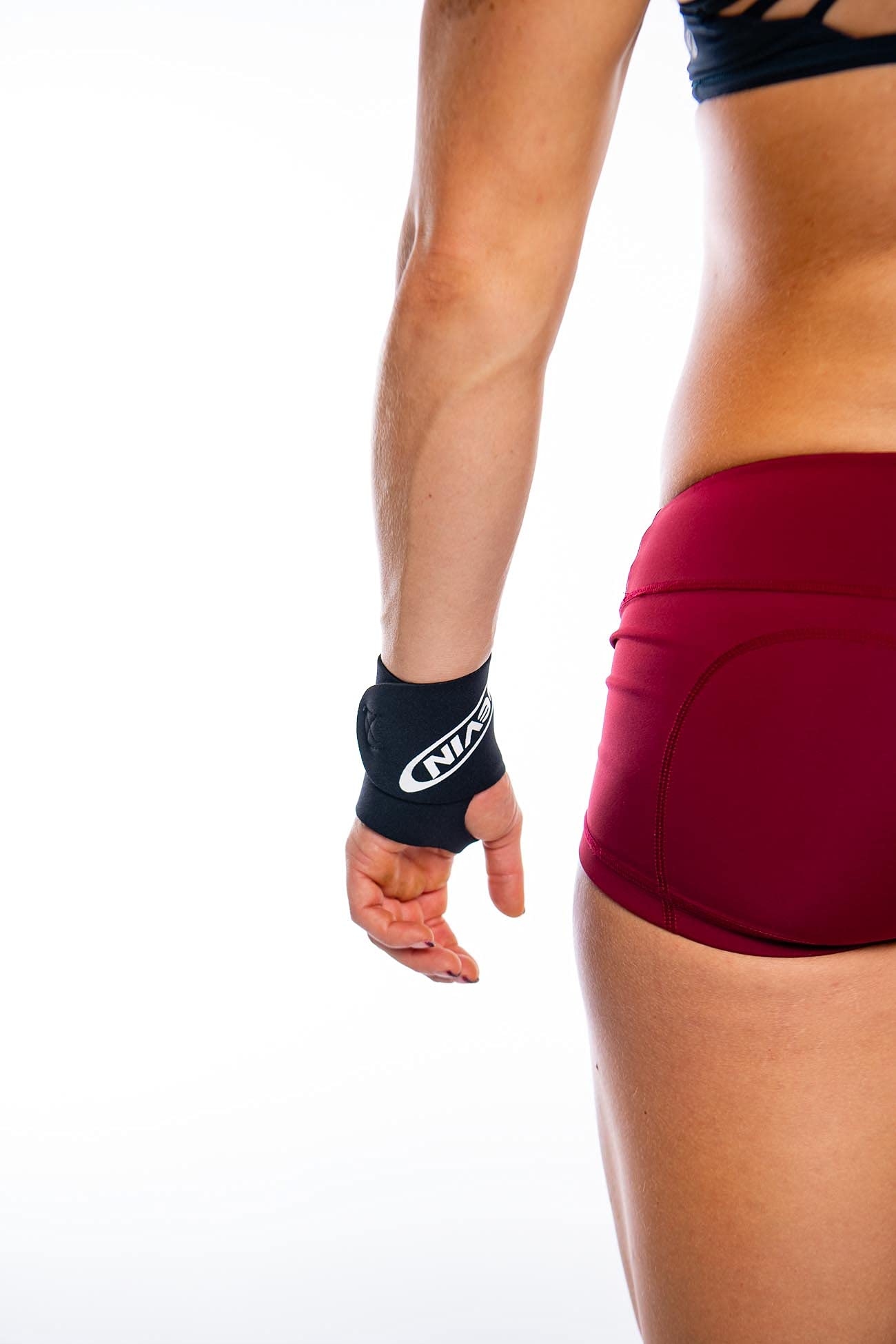 Nevin Neoprene Single Wrist Support Brace - Adjustable & Breathable for Weightlifting, Gym, Tennis & Pain Relief (Red) - Ideal for Workouts, Sports & Injury Recovery