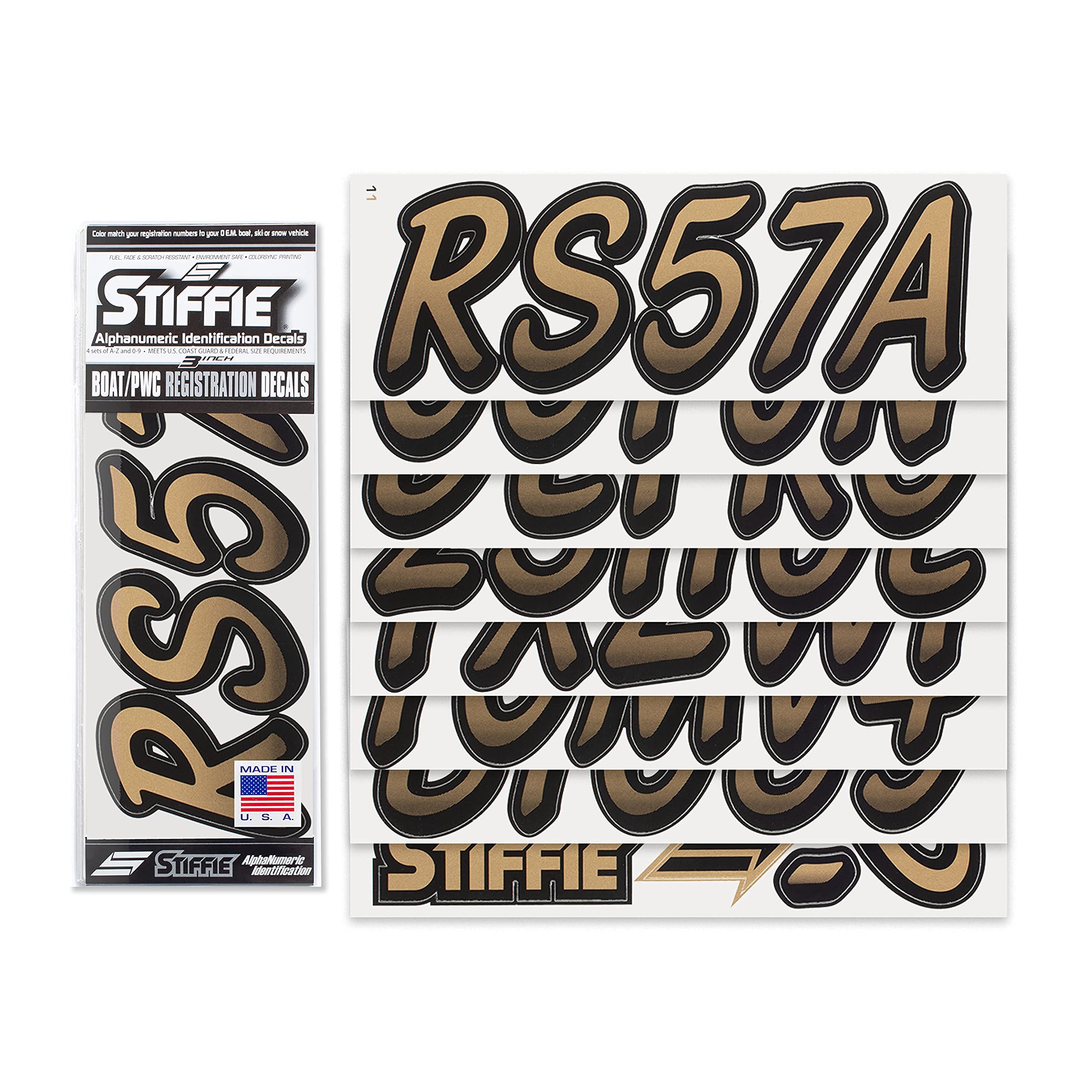 STIFFIE Whipline Metallic Gold/Black 3