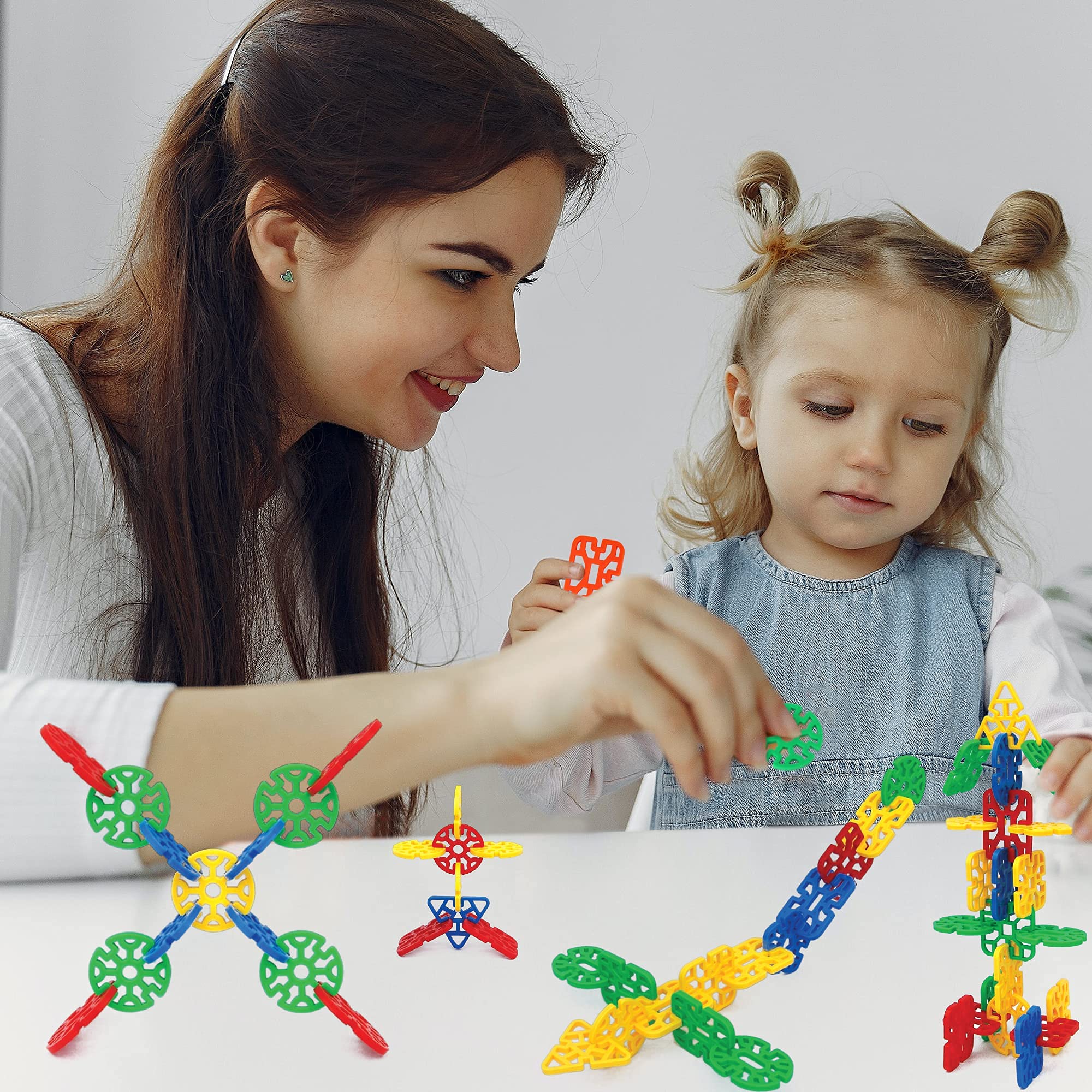 Interlinks Connector STEM Building Toys for Kids Ages 3+ | Creative Interlocking Construction Set for Boys & Girls | Educational Toddler Learning Toys | Perfect for Classroom, Birthday Gifts & Family Playtime