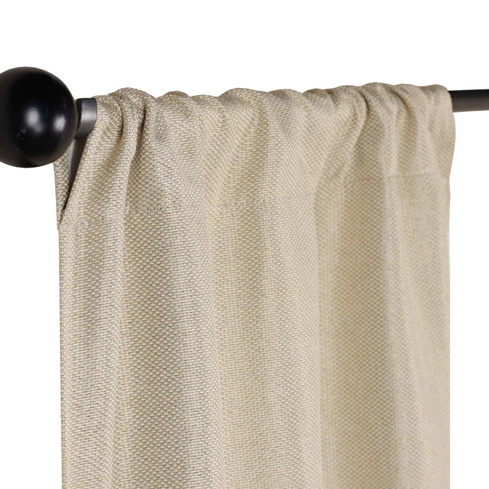 Blackout Curtains Set of 2 Panels - Jaxon Textured Room Darkening Window Drapes for Bedroom, Living Room & Home Theater (54x84 Inches)