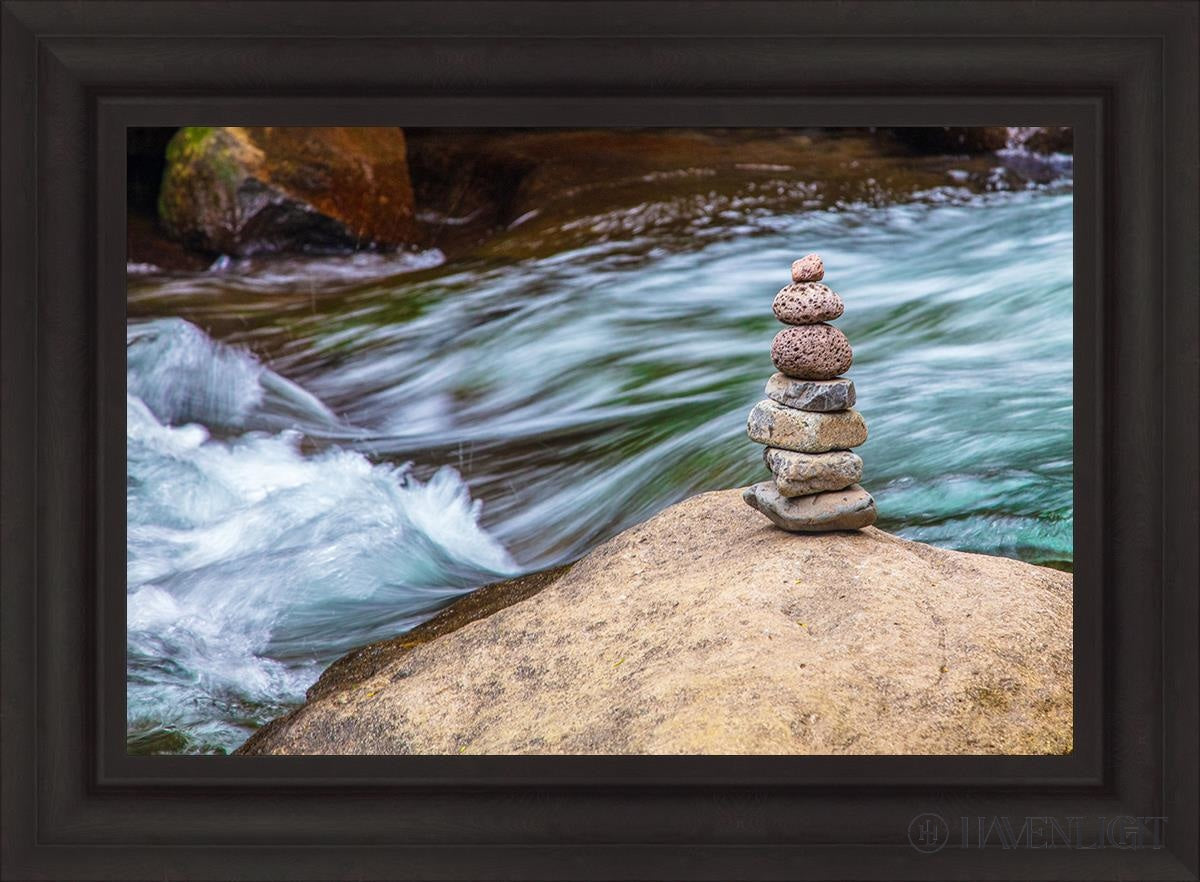 Cairn Meditation Stones - Natural Balancing Stones for Mindfulness, Stress Relief & Yoga - Perfect for Home, Office & Outdoor Meditation Practice