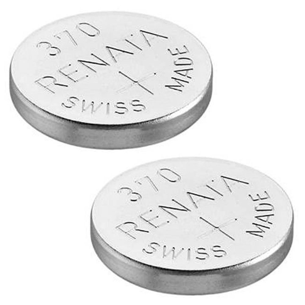 Renata 370/SR920SW Swiss Made Watch Battery 1.5V - 2 Pack for Luxury Watches, Precision Timepieces & Vintage Clocks