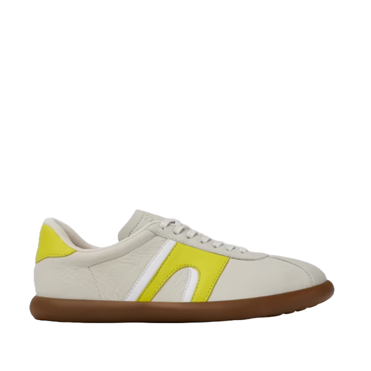 Camper Women's Pelotas Soller Sneakers - White Natural Leather Casual Shoes for Walking, Travel & Everyday Wear