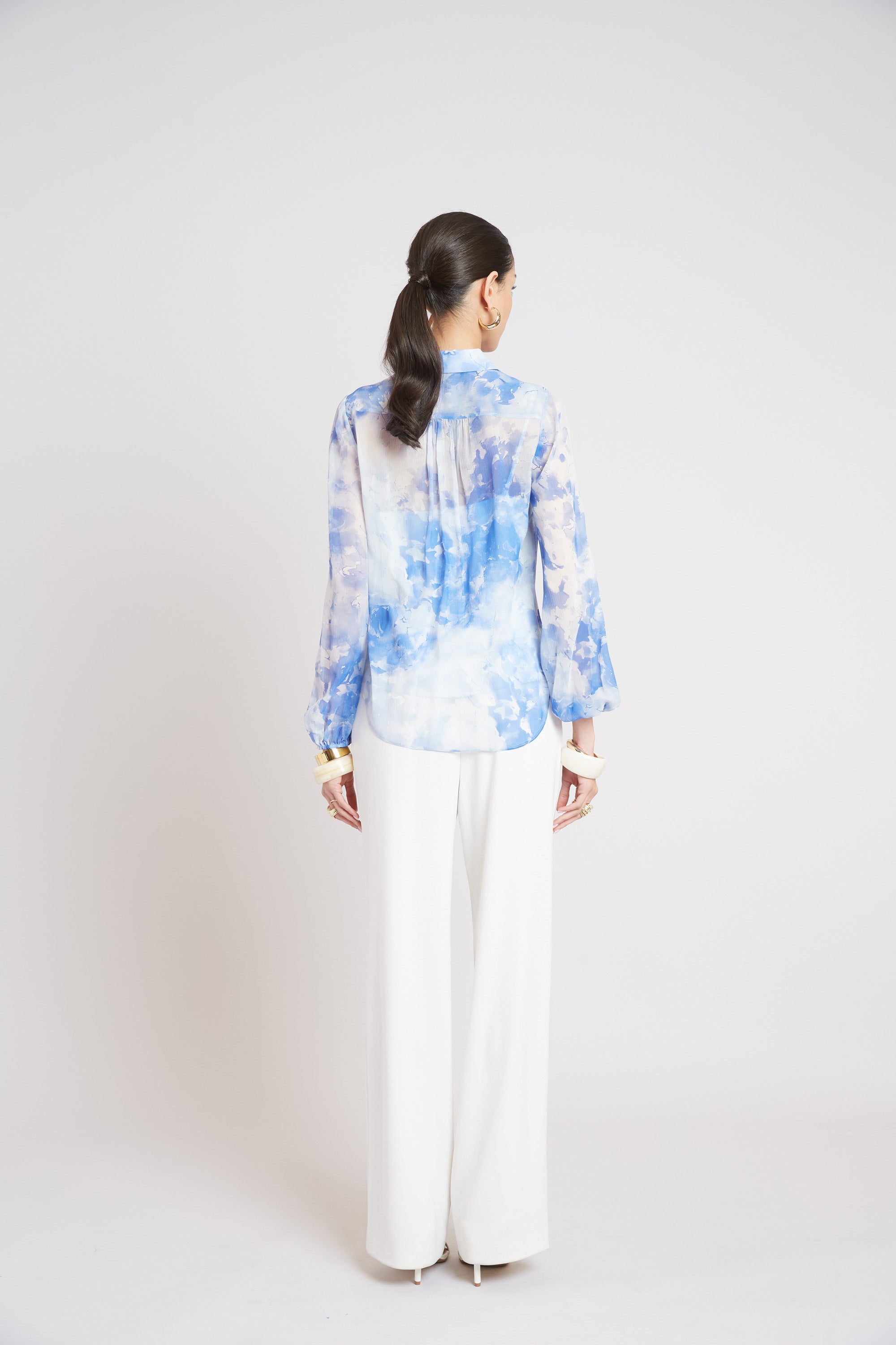 Premium Oceana Silk Shirt for Women - Luxury 100% Mulberry Silk Blouse with Button Down Collar - Perfect for Office Wear, Business Meetings & Special Occasions
