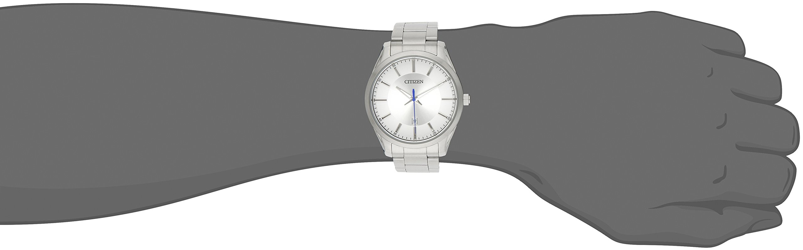 Citizen Quartz Men's Watch - Stainless Steel Classic Analog Wristwatch for Business, Casual & Formal Occasions - Water Resistant & Durable