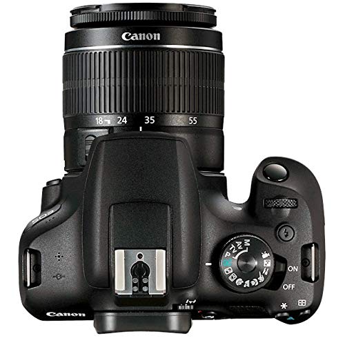 Canon EOS Rebel T7 DSLR Camera with 18-55mm Lens Kit | Includes Extra Battery, Tripod, Cleaning Kit & Deluxe Case | Perfect for Travel Photography, Vlogging & Beginner Photographers