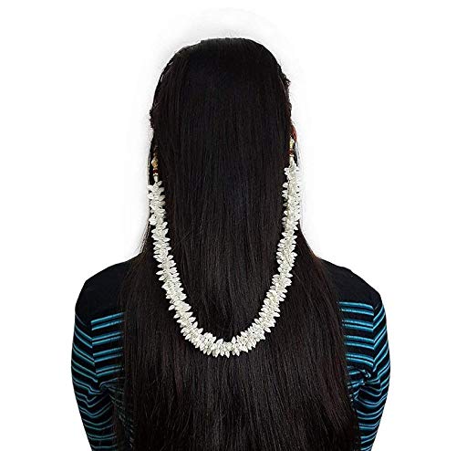 Bun Maker Hair Gajra - White Hair Accessories for Women - 15g Pack